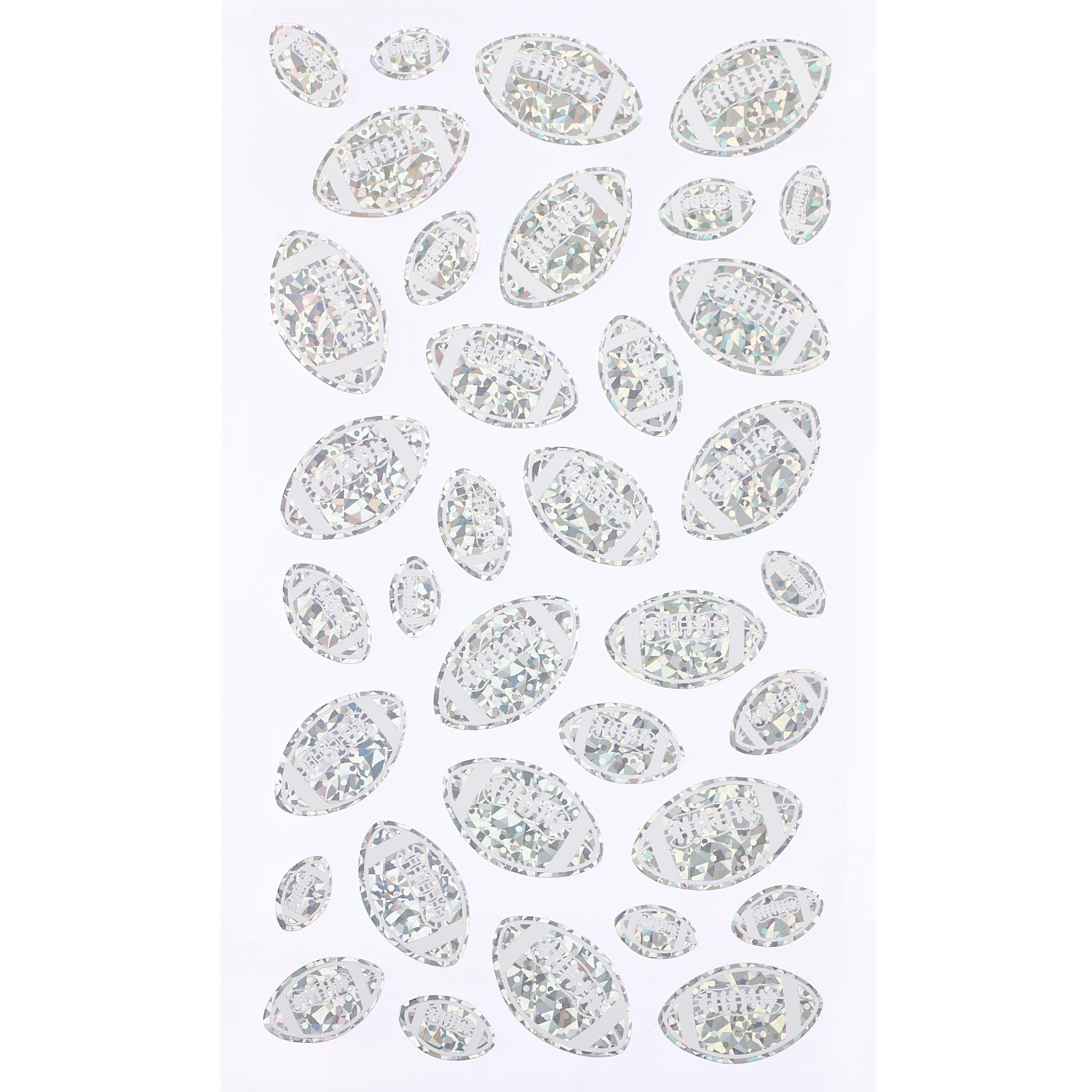 Autocollants de ballons de football holographiques de Recollections