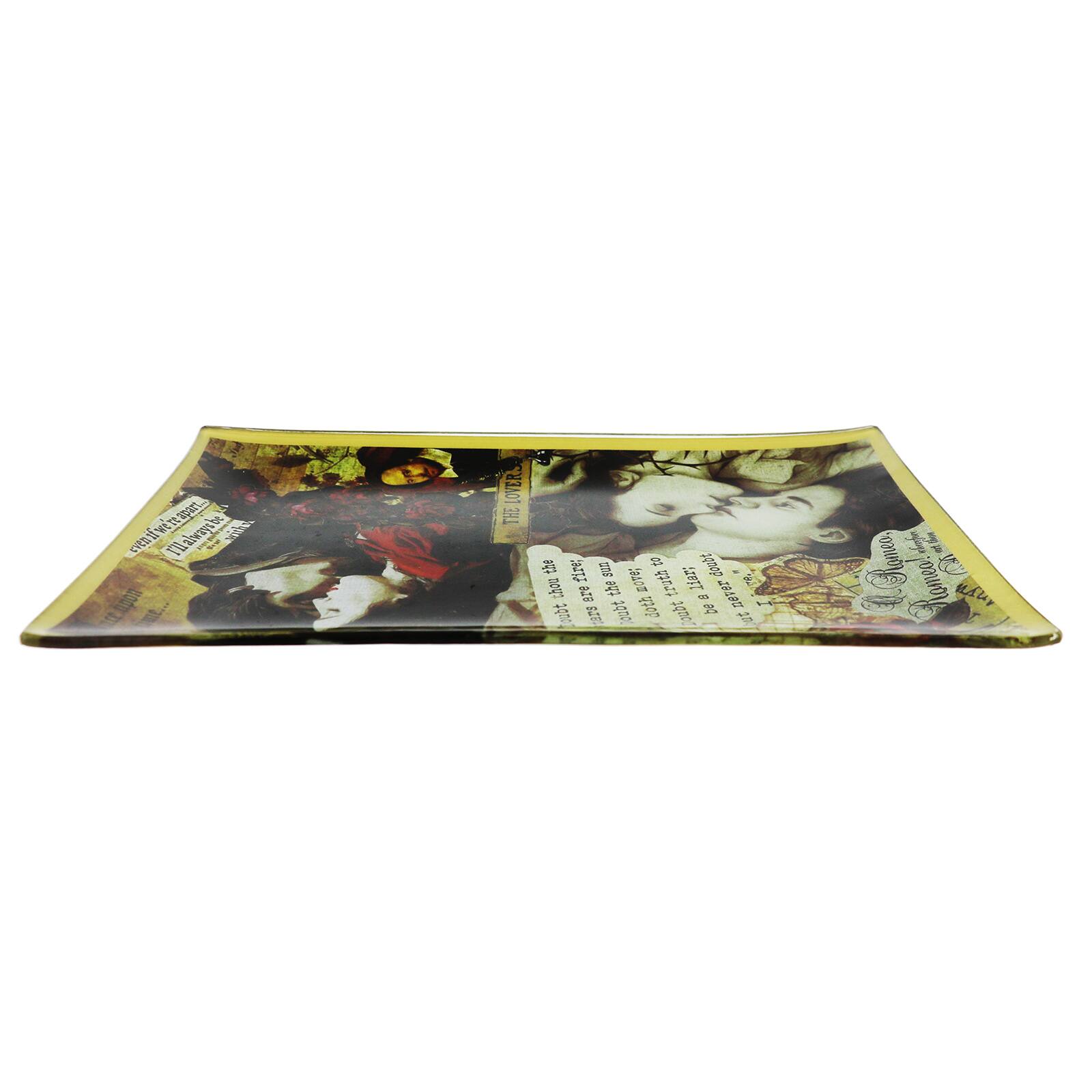 8.5" The Lovers Decorative Glass Plate by Ashland®