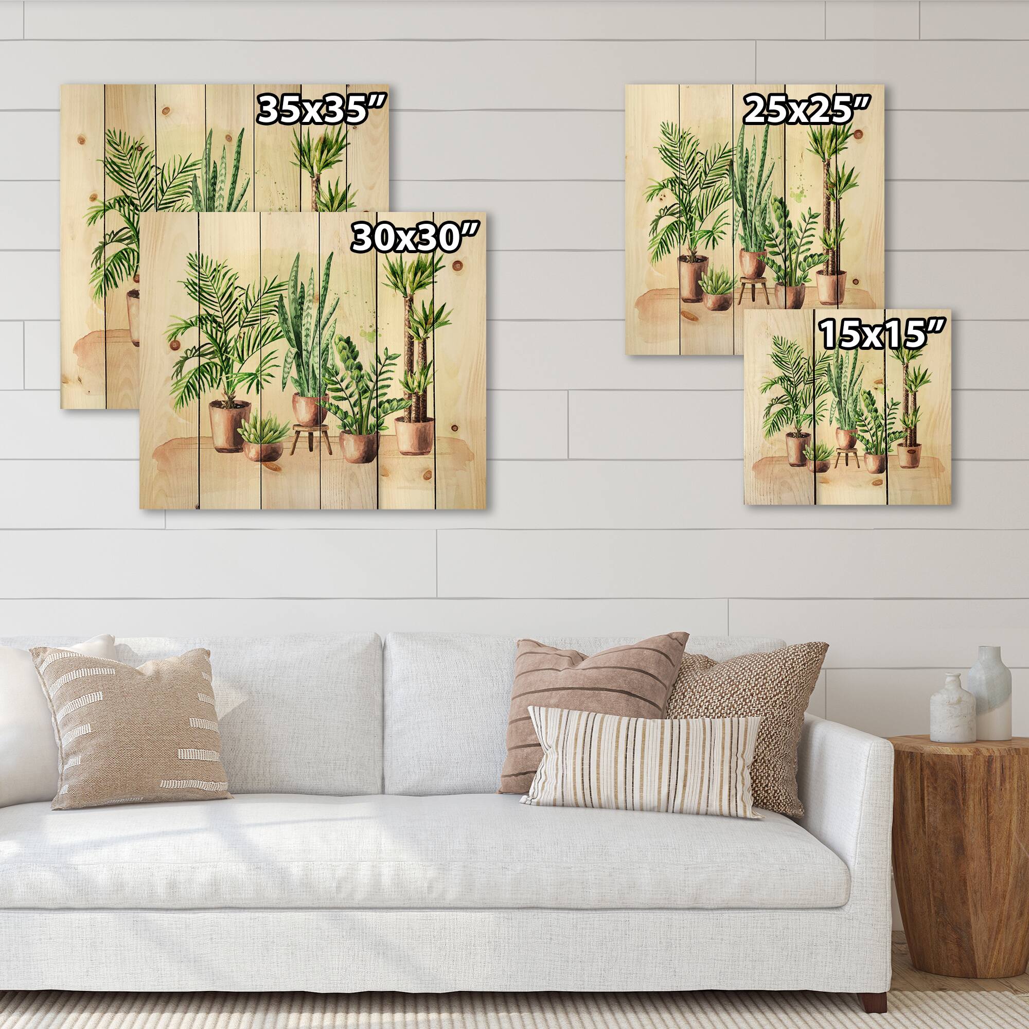 Designart - Indoor Green Home House Plants I
