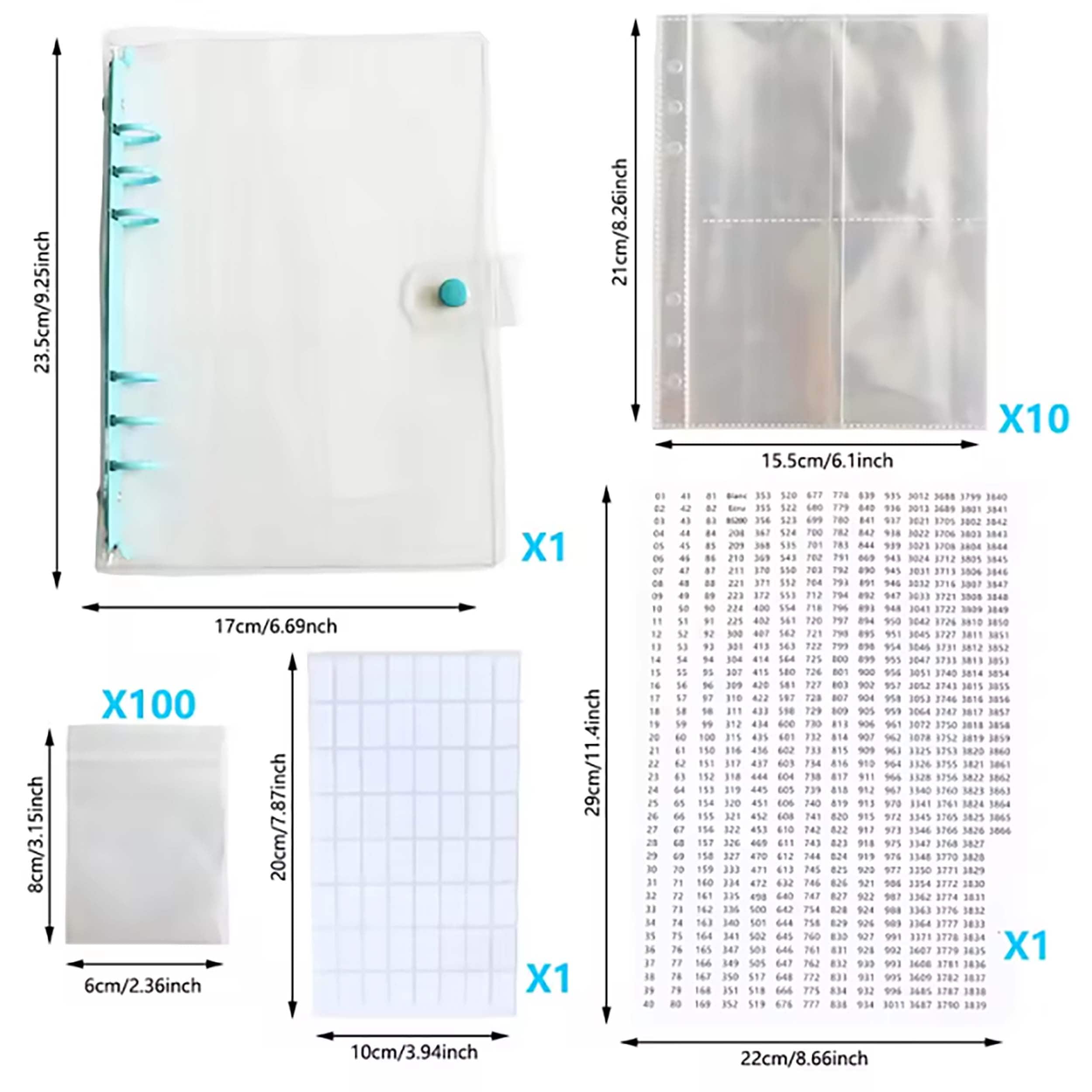 Sparkly Selections Blue Diamond Storage Folder Accessory Kit