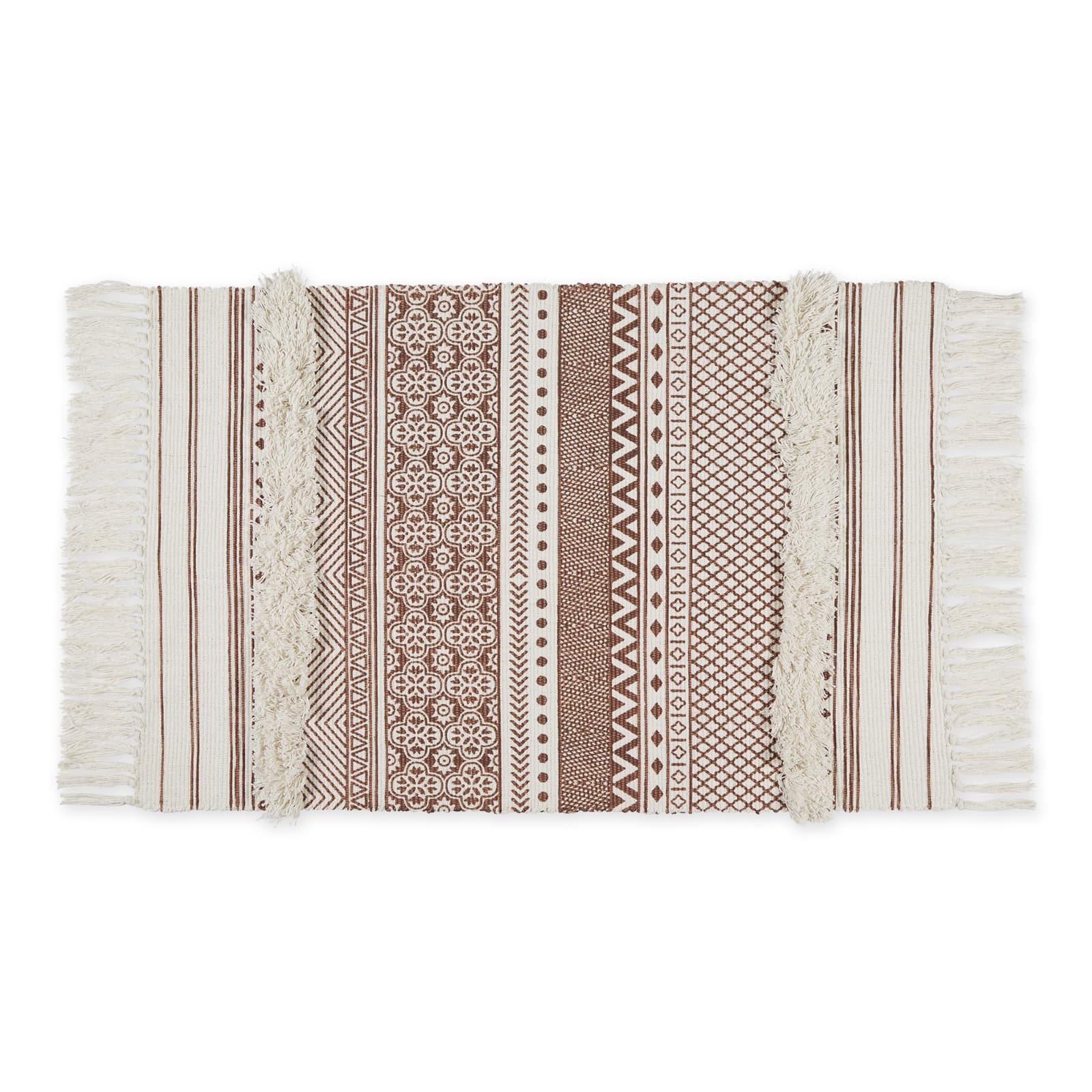 DII® Shabby Chic Textured Hand-Loomed Shag Rug