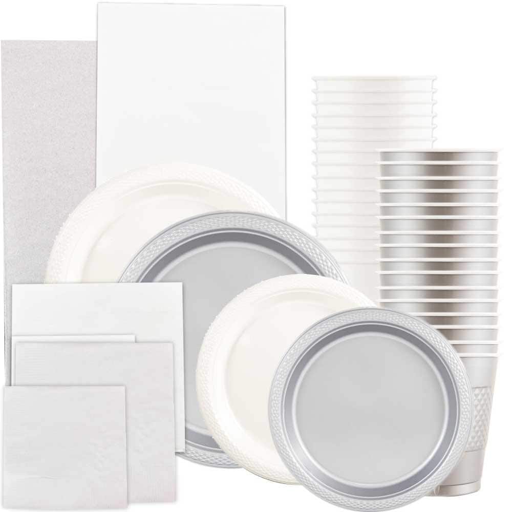 JAM Paper Party Tableware Assortment Grad Pack