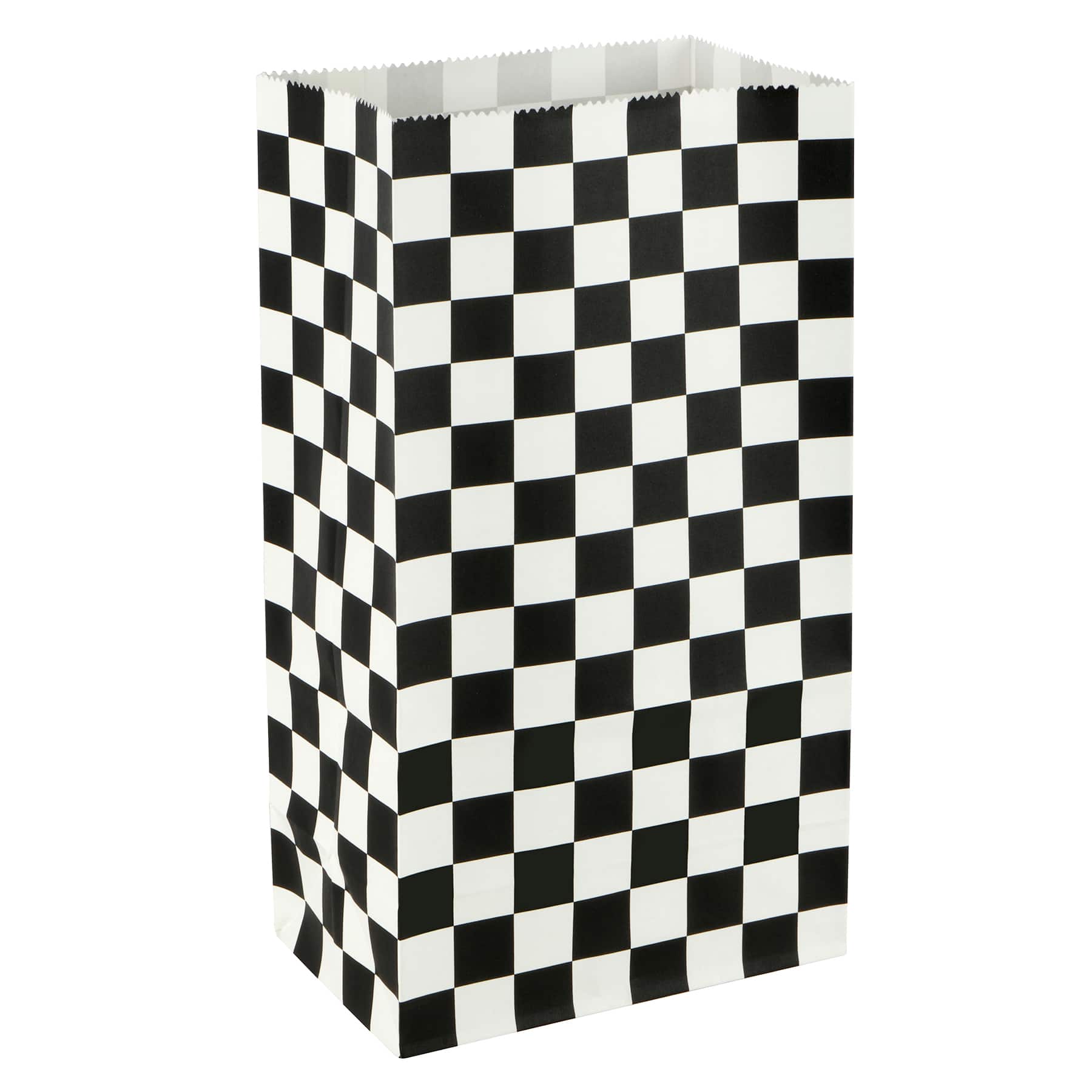 24 Packs: 12 ct. (288 total) Black & White Checker Favor Bags by Celebrate It™
