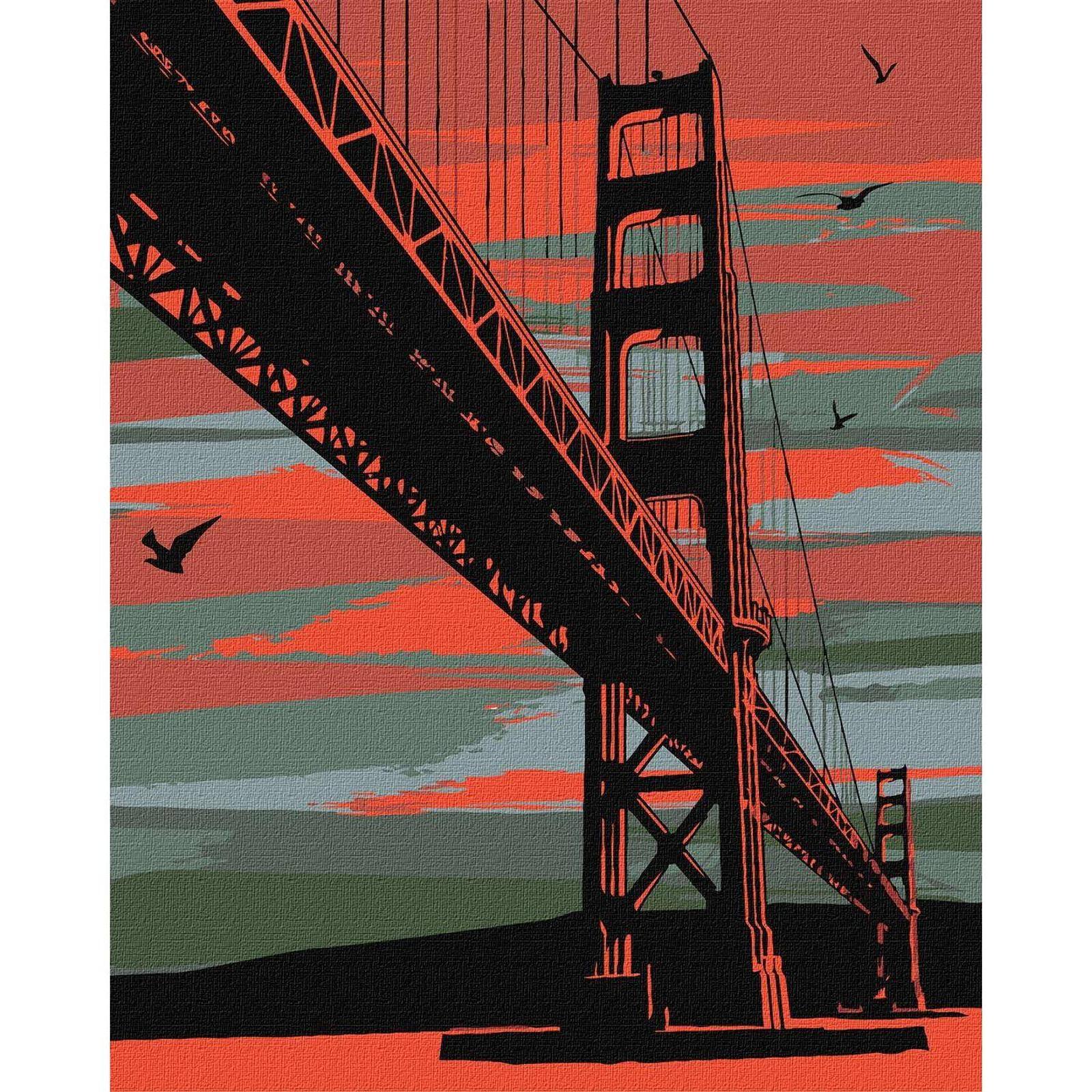 Ideyka Mystic San Francisco Painting by Numbers Kit