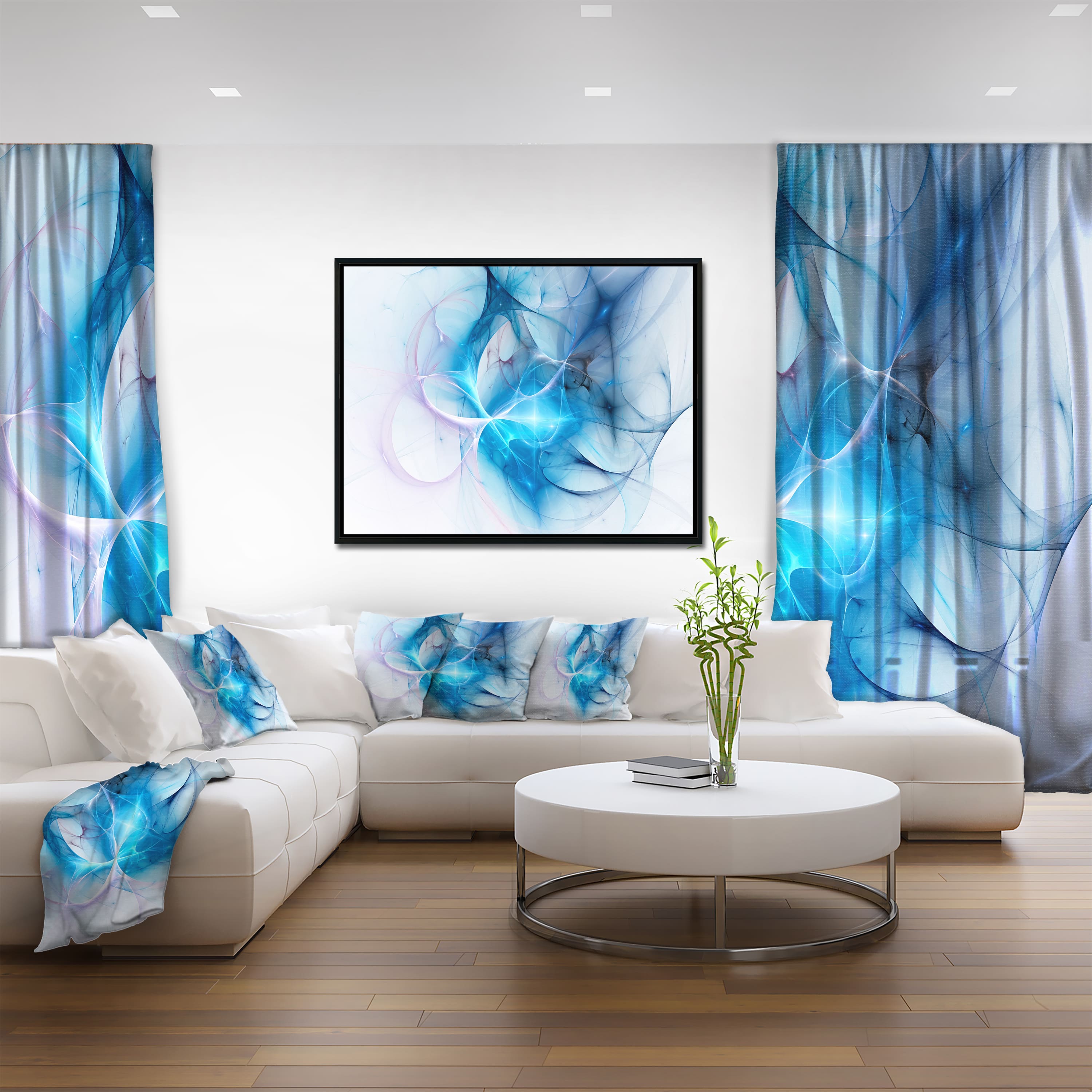 Designart - Blue Nebula Star