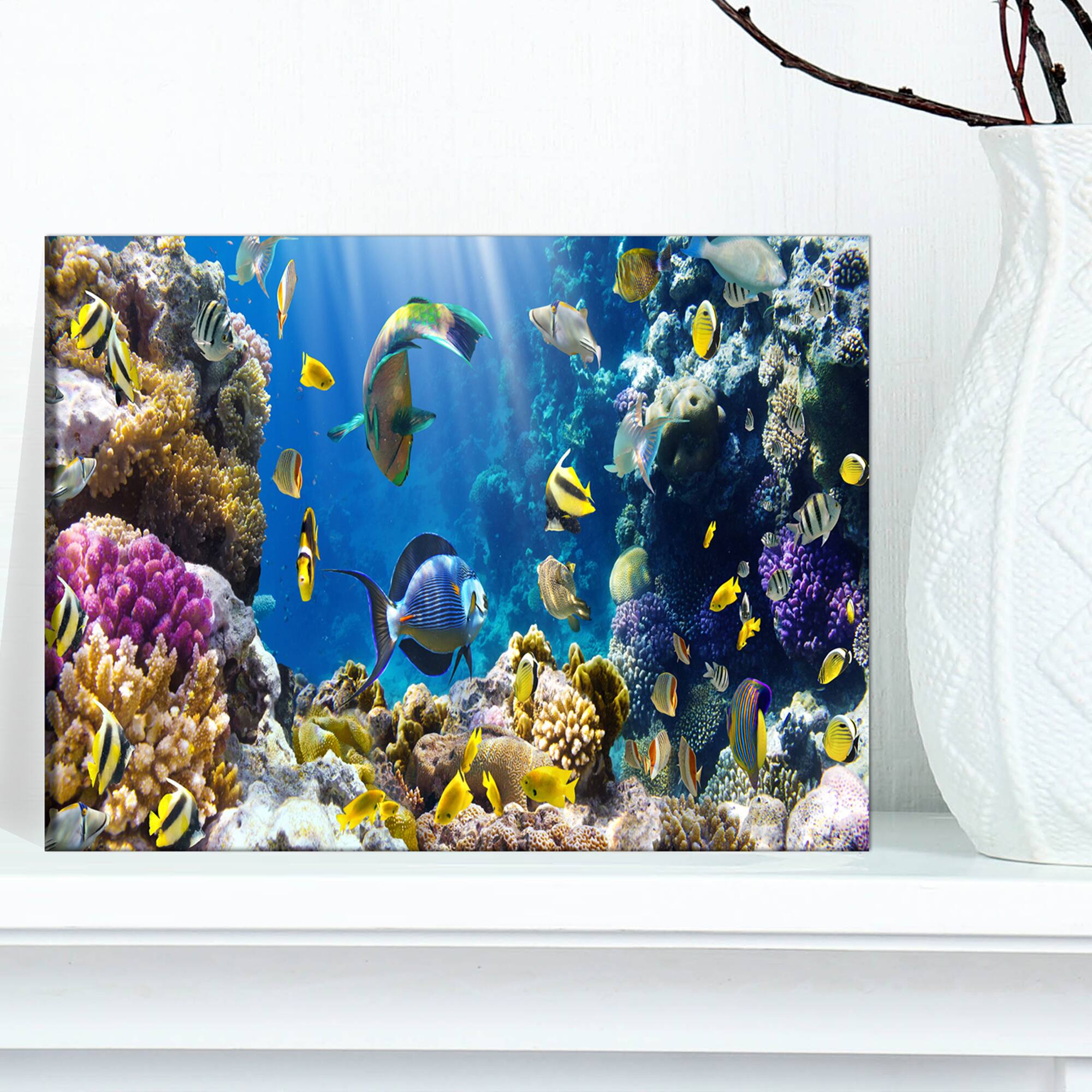 Designart - Fish in Coral Reef