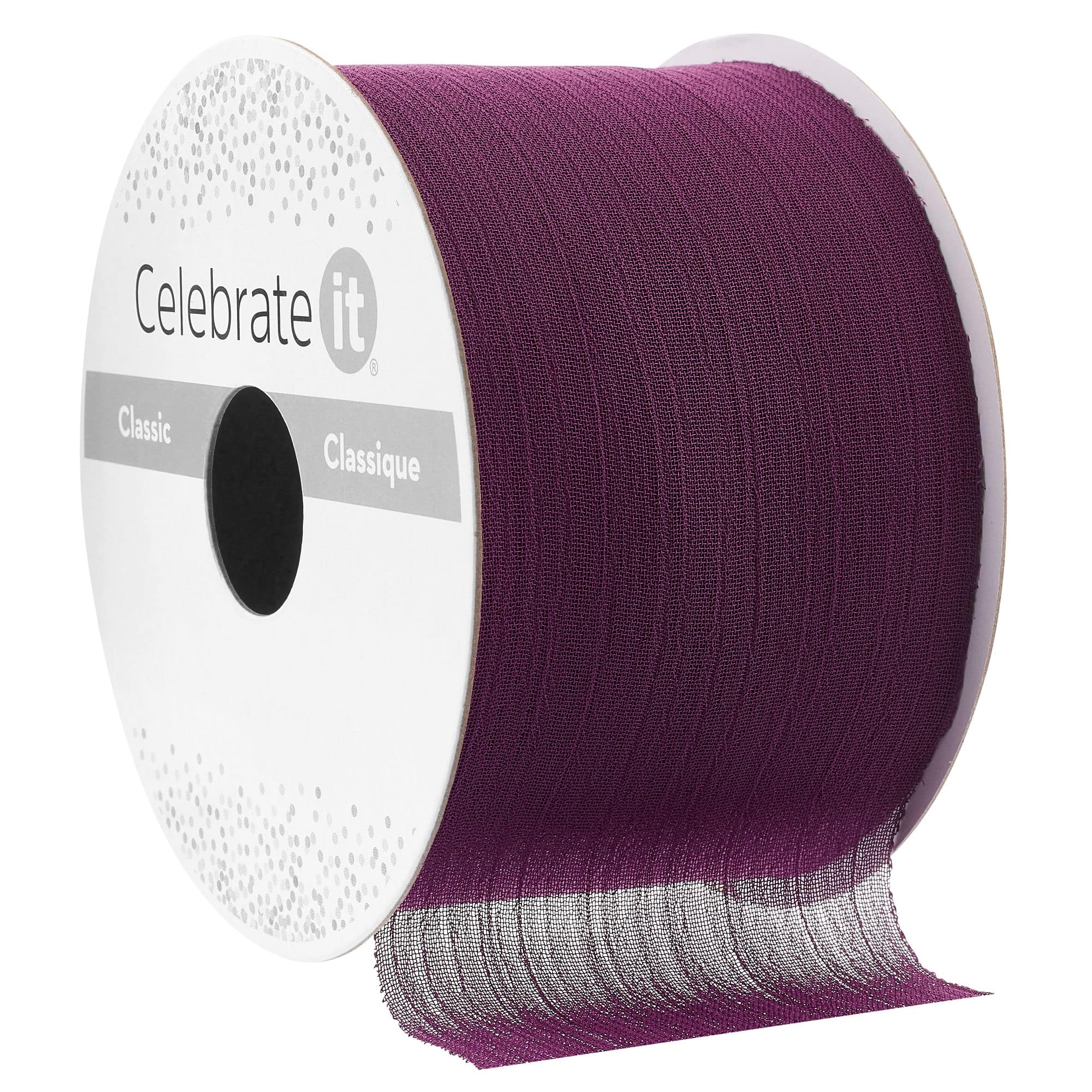 12 Pack: 2" x 3yd. Crinkle Chiffon Ribbon by Celebrate It® Classic