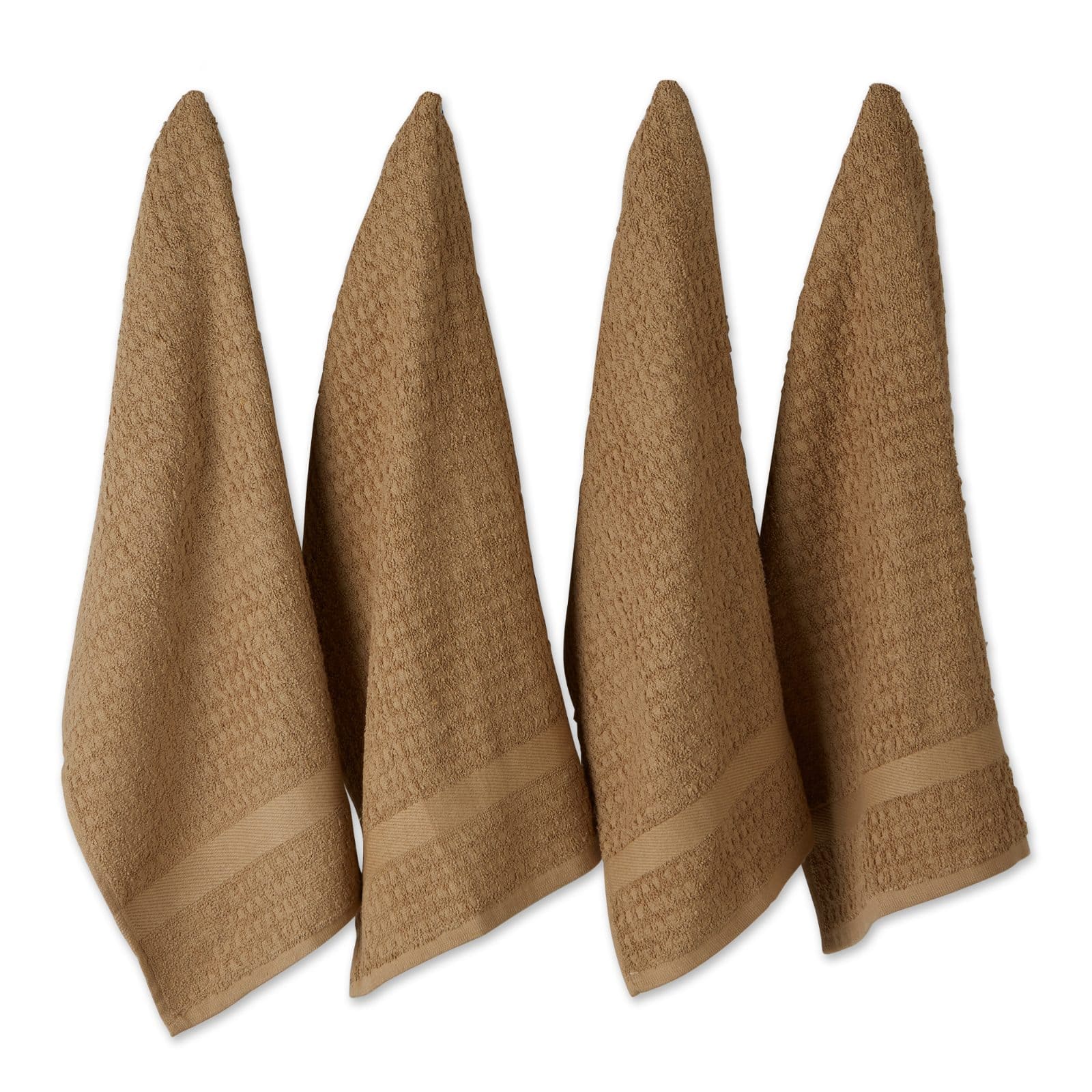 DII® Solid Vintage Linen Waffle Terry Dish Towels, 4ct.