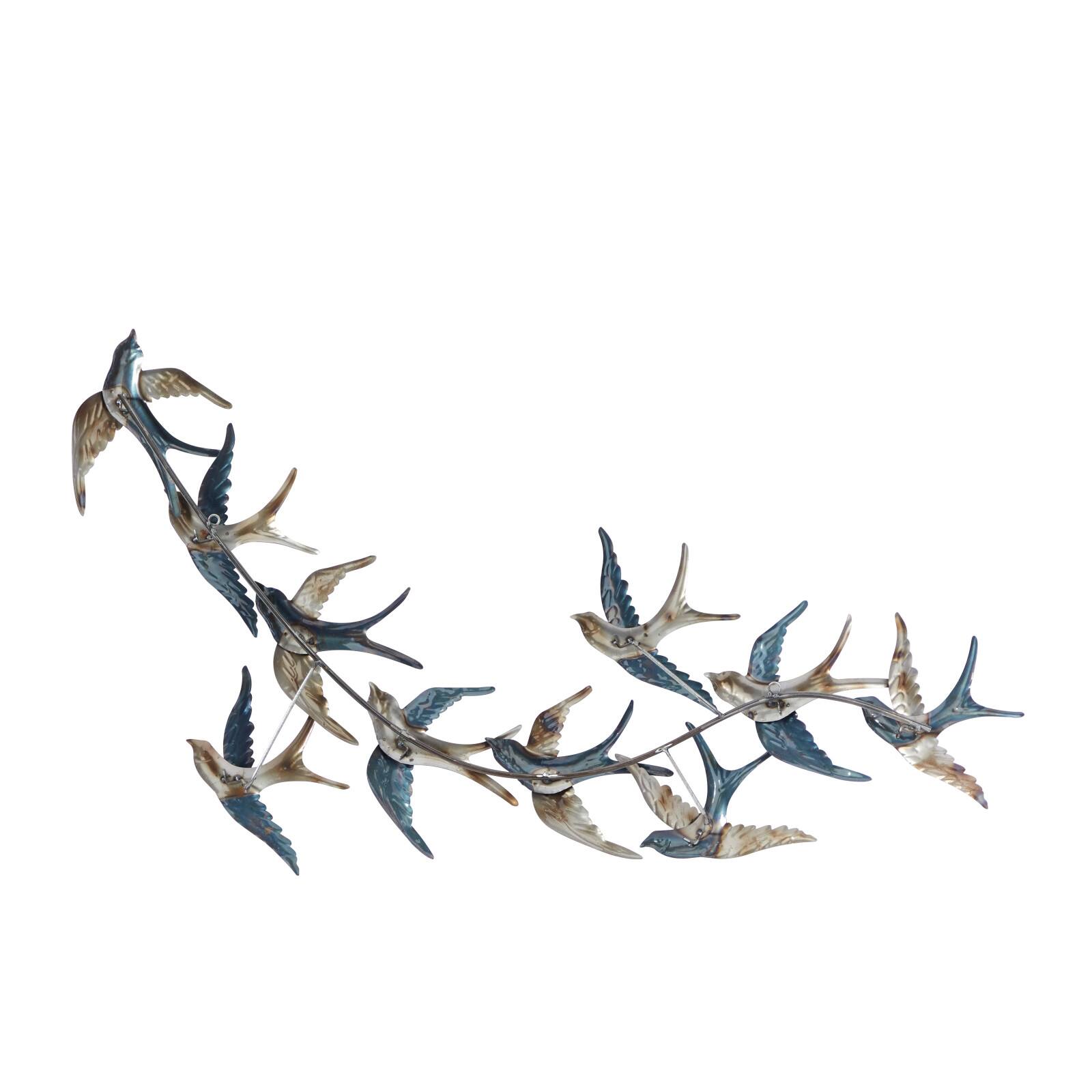 Black Iron Coastal Wall Decor, 27" x 52" x 3"