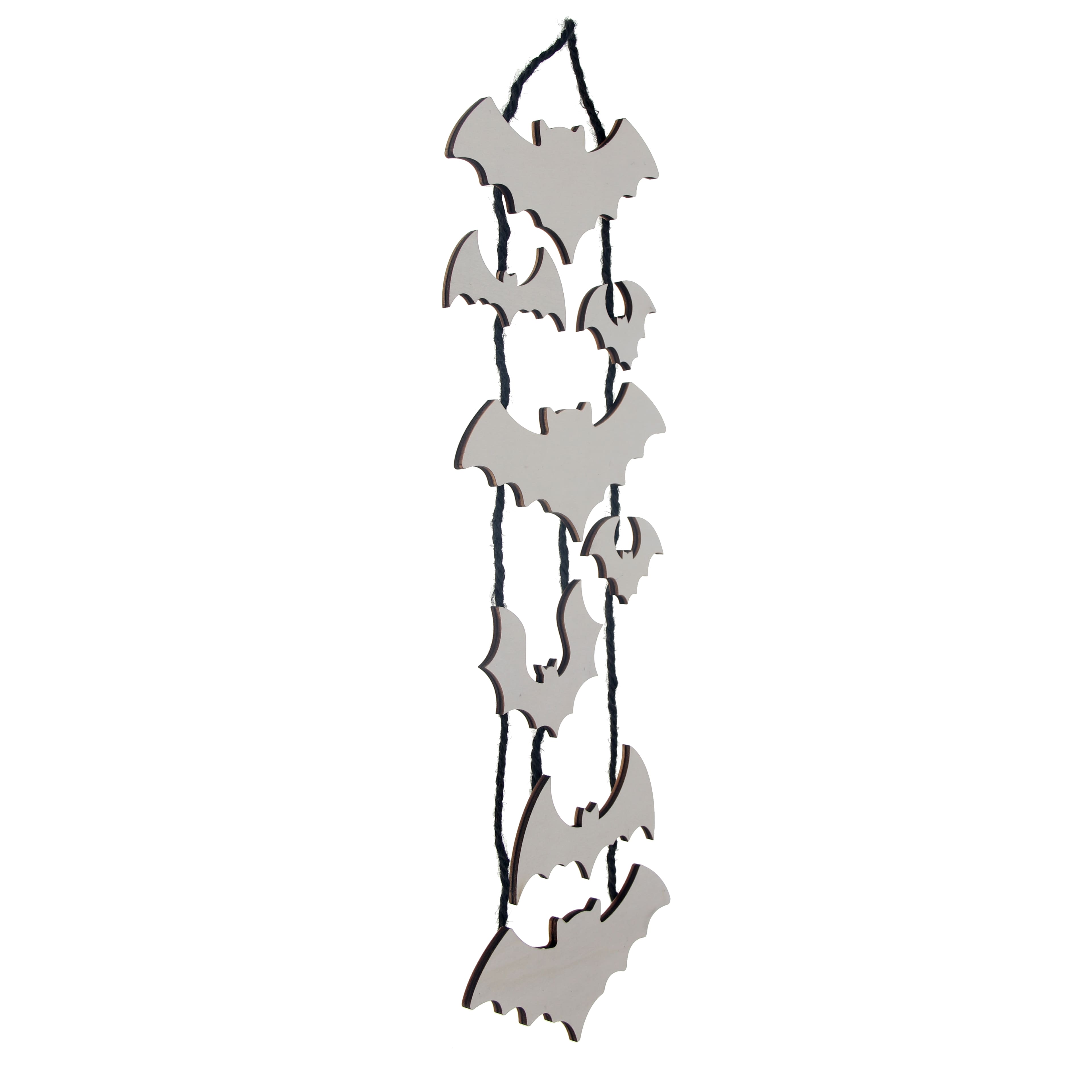 16.25" Bats DIY Linear Wood Plaque by Make Market®