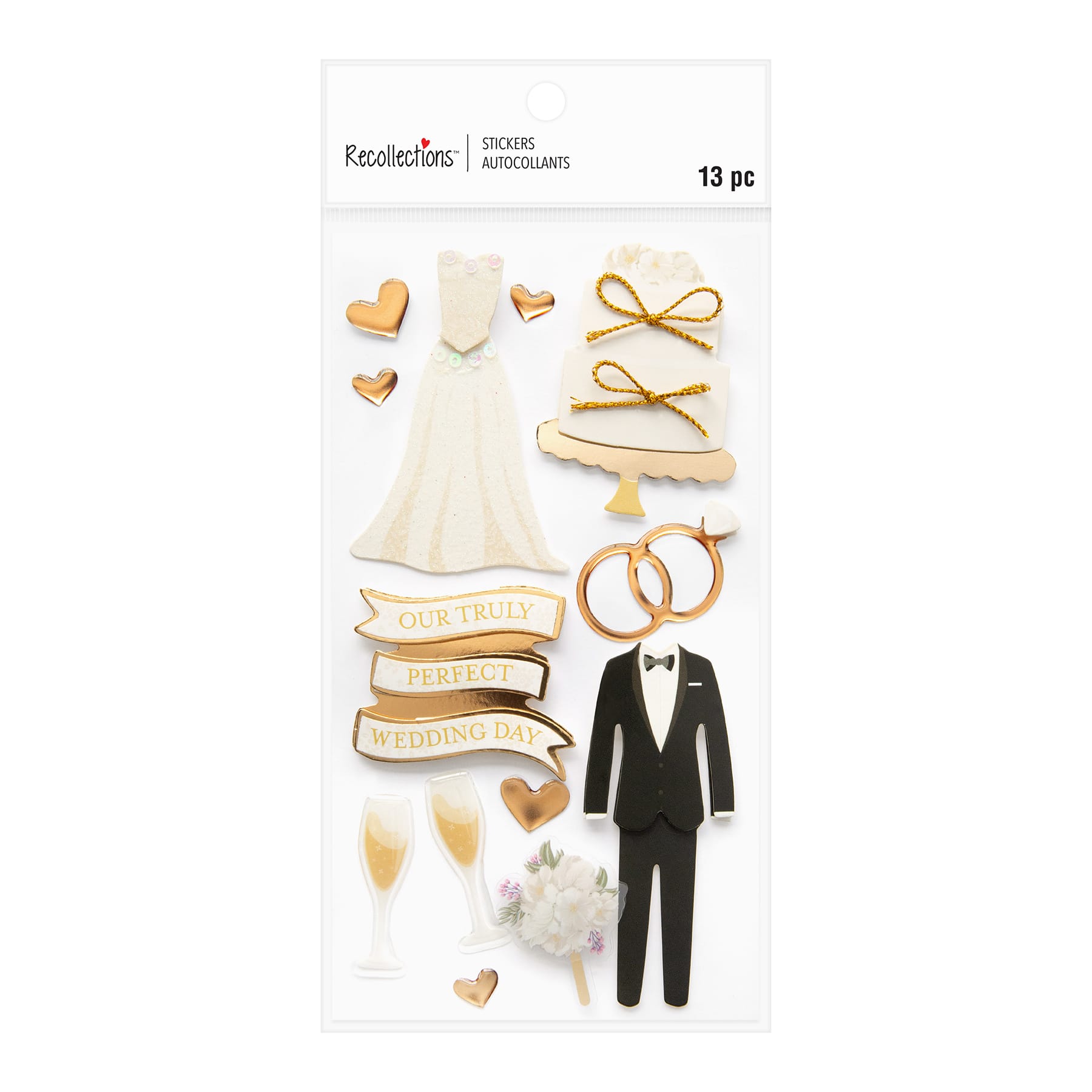 Wedding 3D Stickers by Recollections™