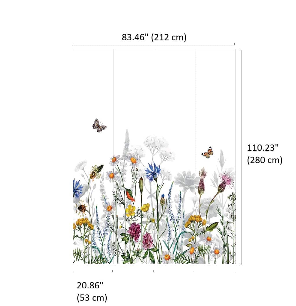 Designs Direct Wildflowers Wall Mural