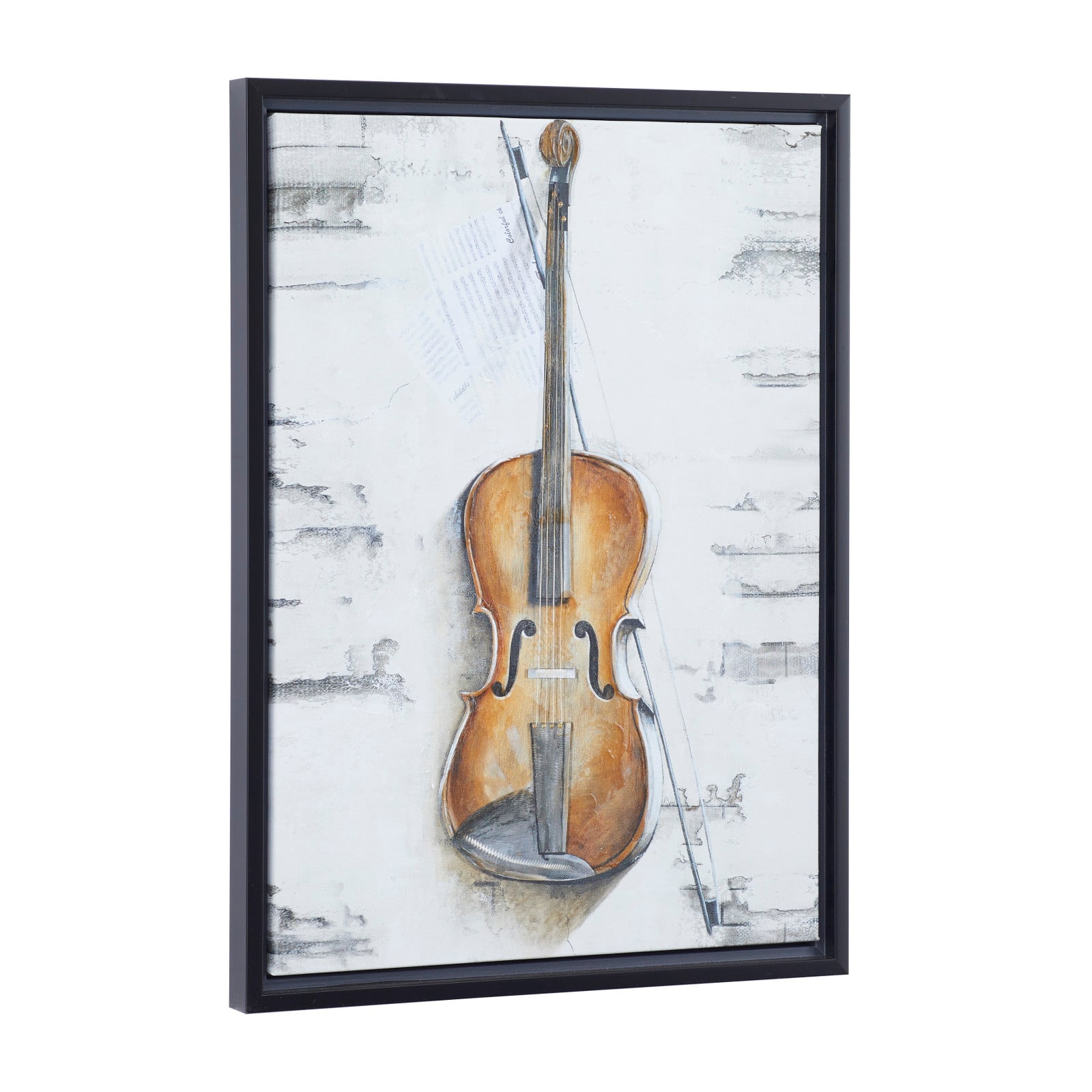 Brown Polystone Traditional Framed Wall Art, 24" x 18"