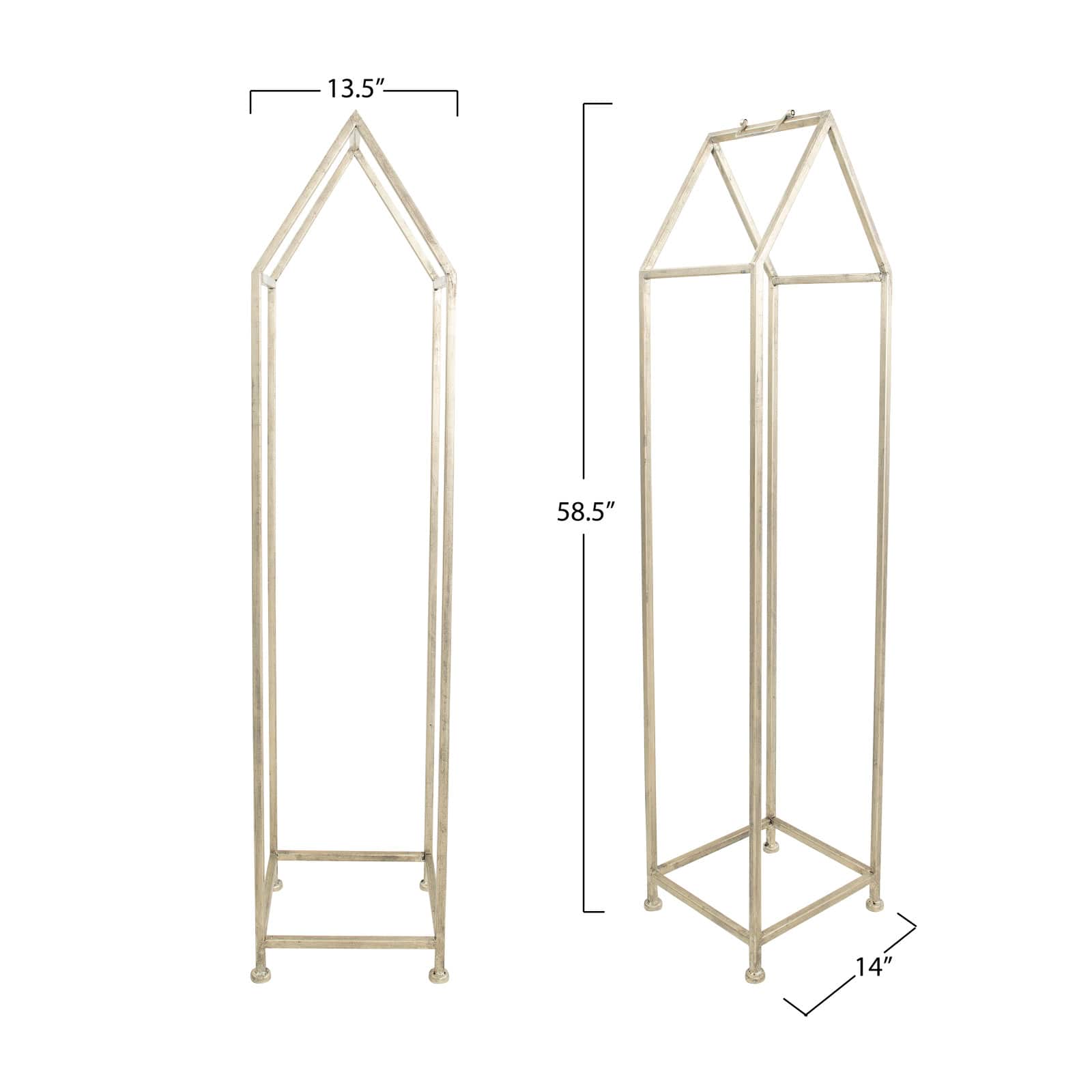 Hello Honey® 55.8" Metal Firewood Rack