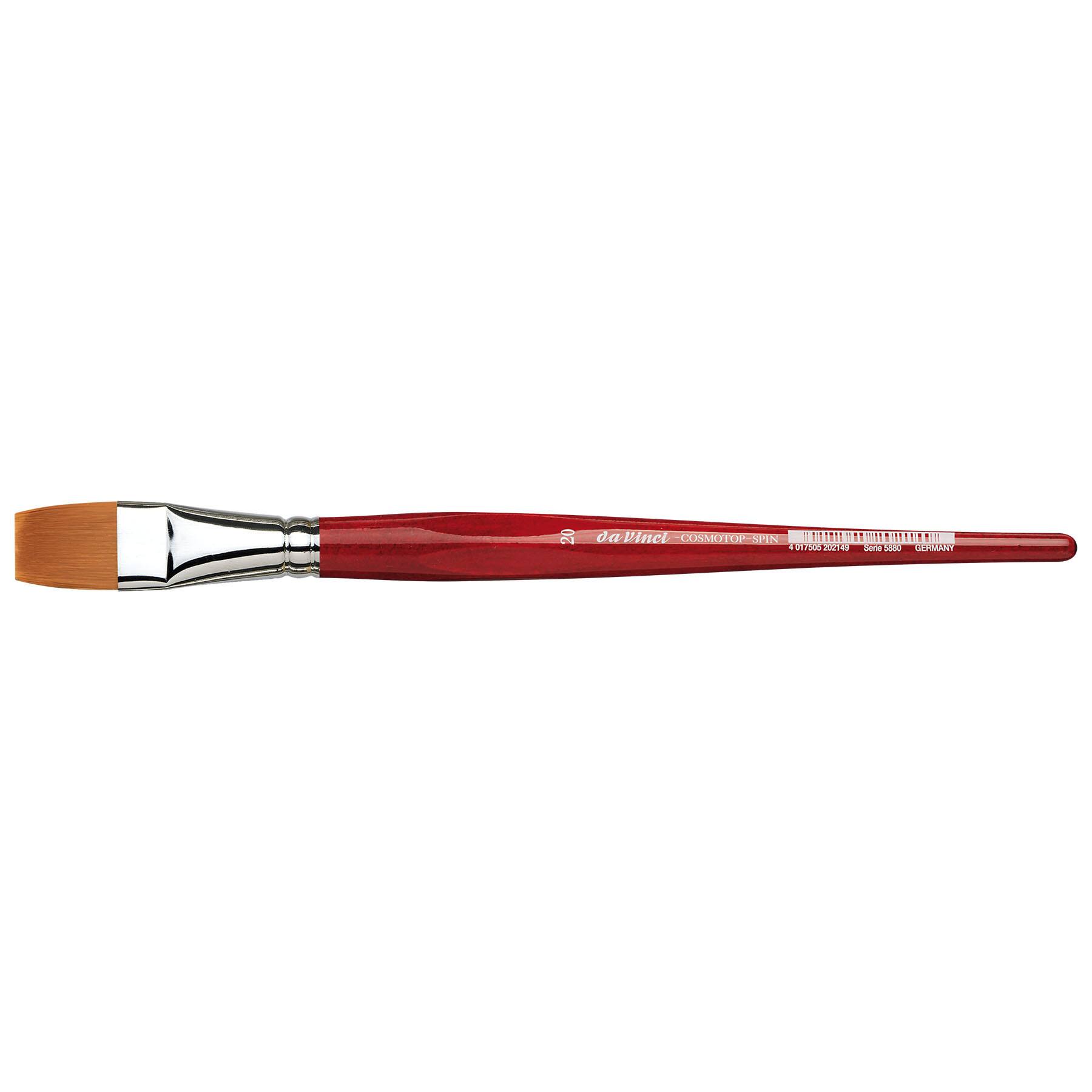 da Vinci COSMOTOP SPIN Series 5880 Synthetic Flat Brush