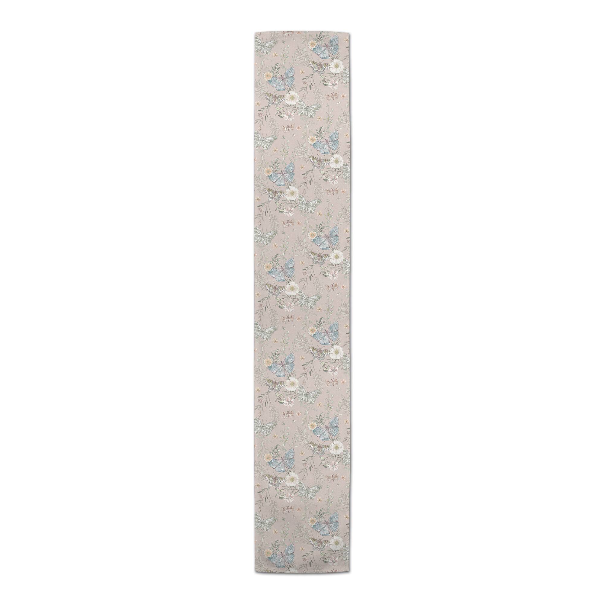 Butterflies Cotton Twill Runner