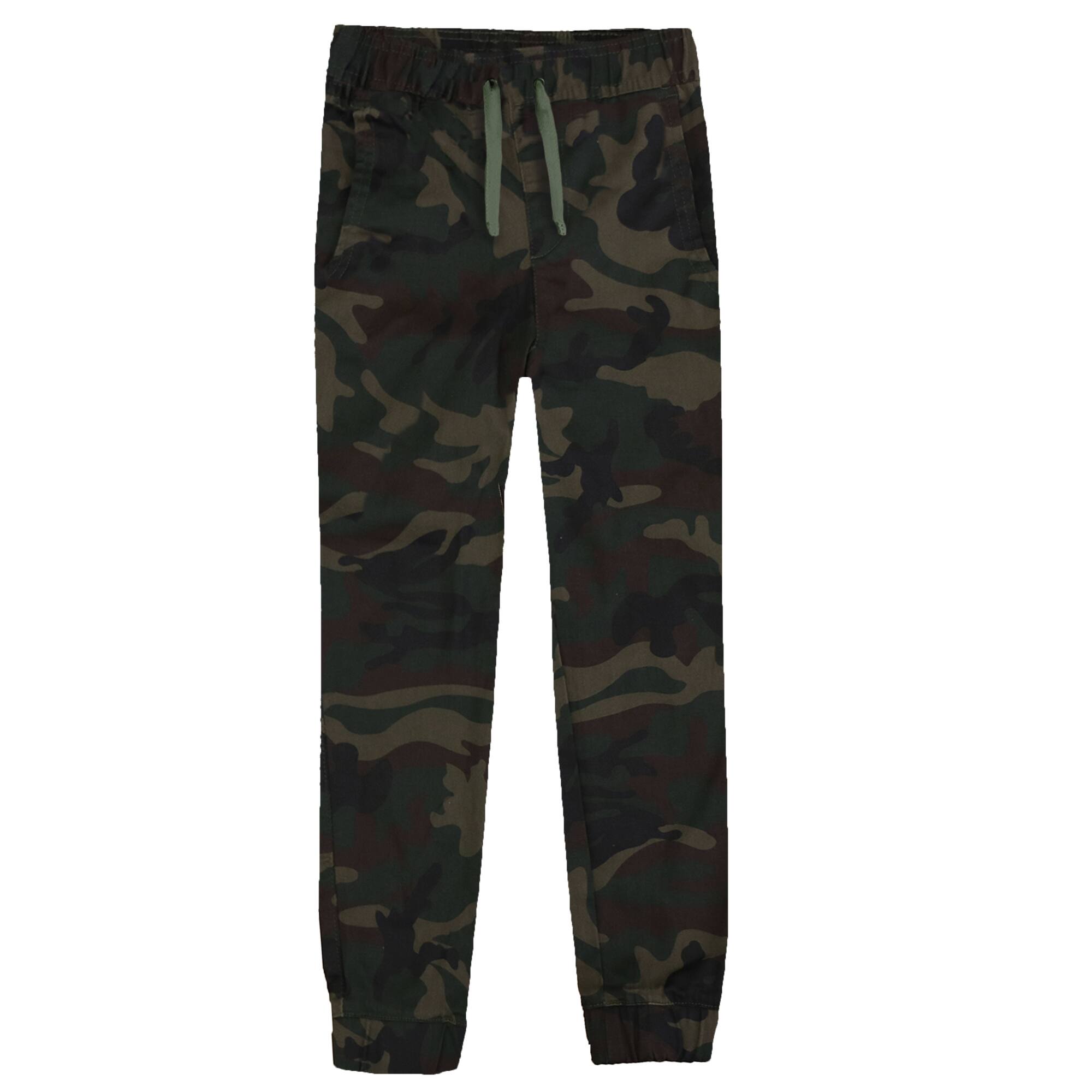 Galaxy by Harvic Boy's Slim Fitting Cotton Stretch Classic Twill Joggers