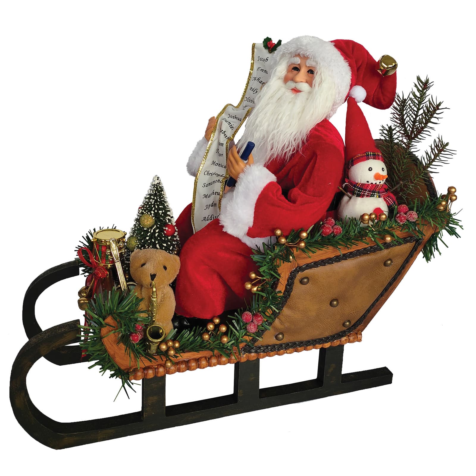 Santa's Workshop 17" Santa Sleigh Delivery
