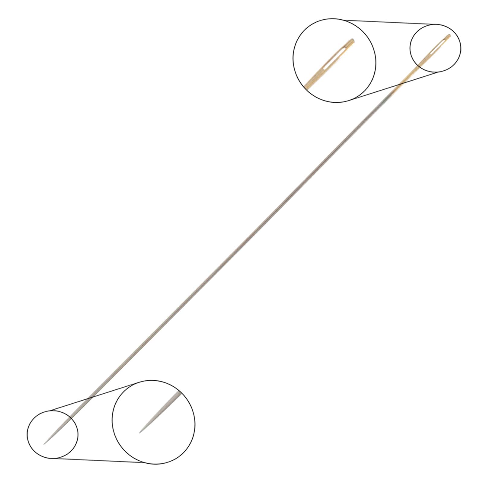 Tulip® Size 12 Japanese Beading Needles, 2ct.