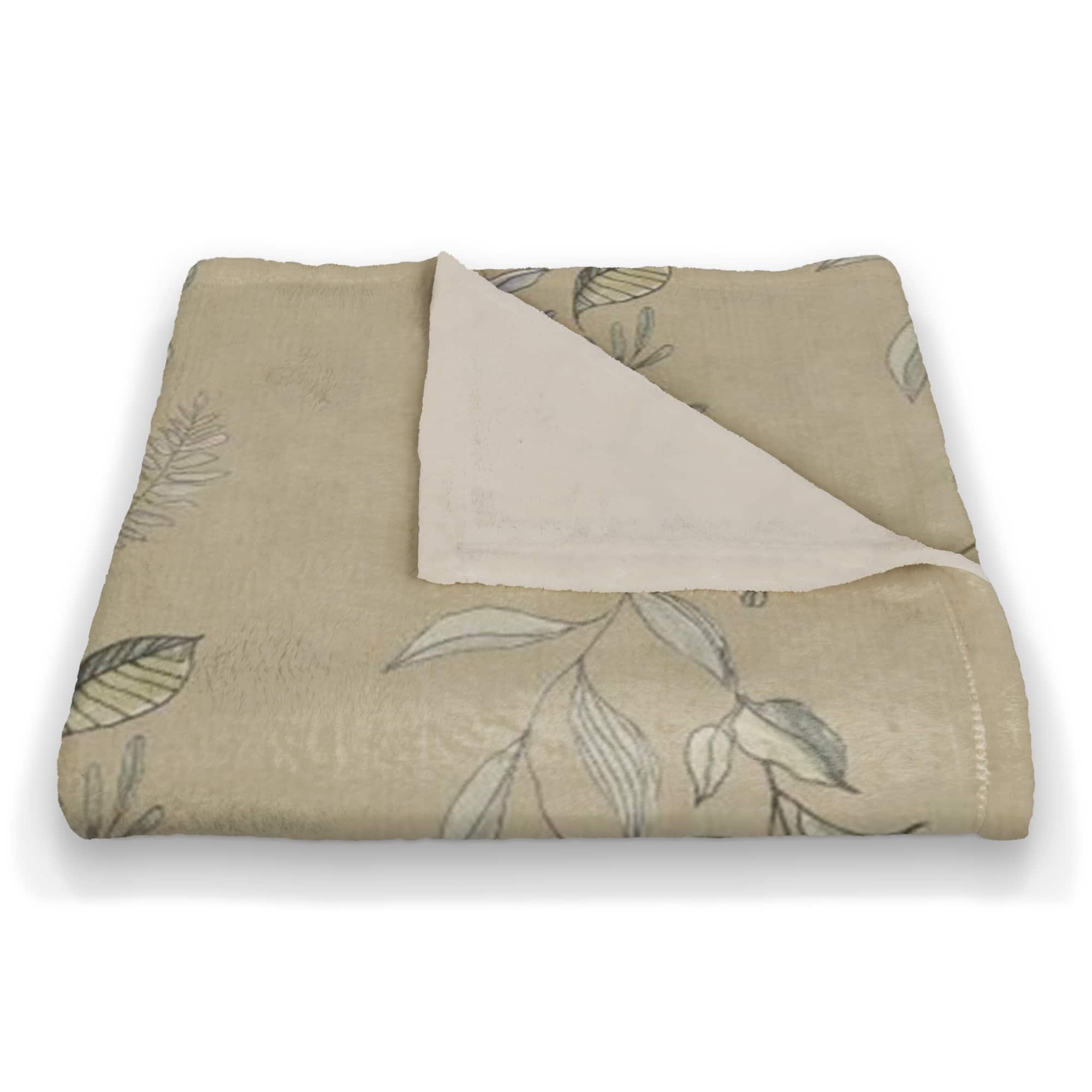 Vines Coral Fleece Blanket