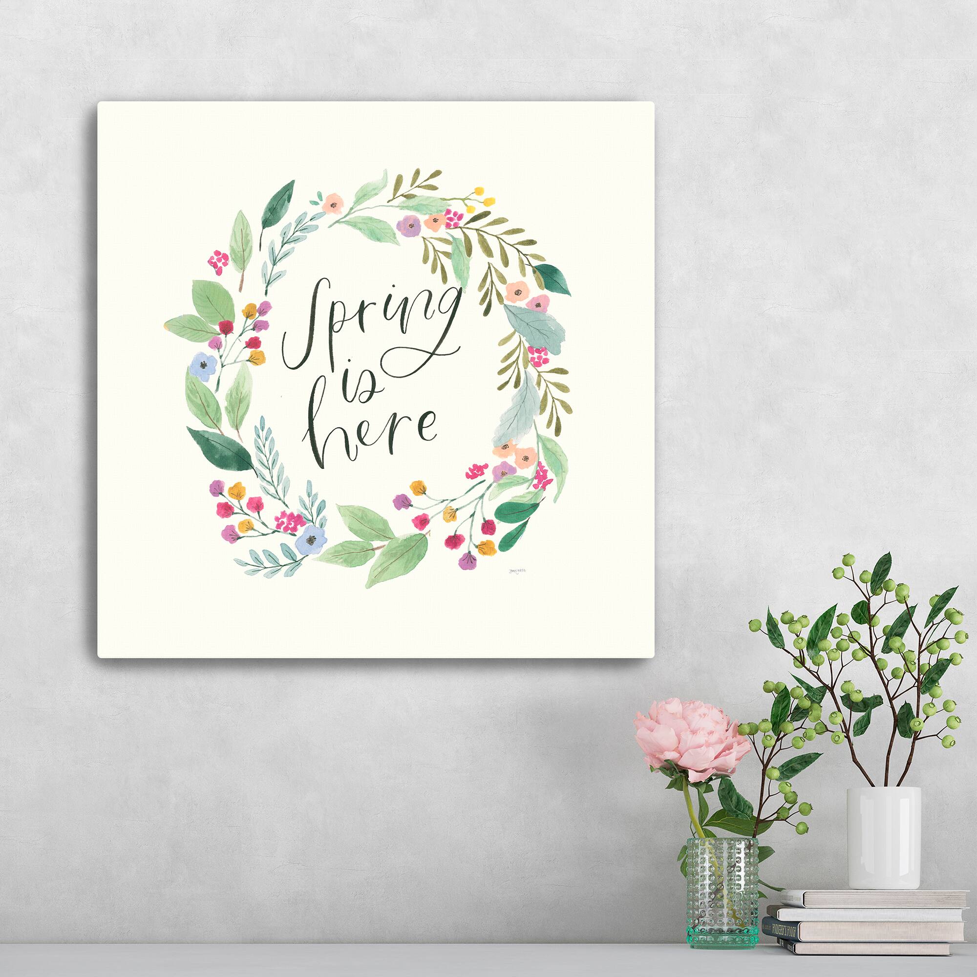 Lumaprints Sprng is Here I Canvas Giclée Art