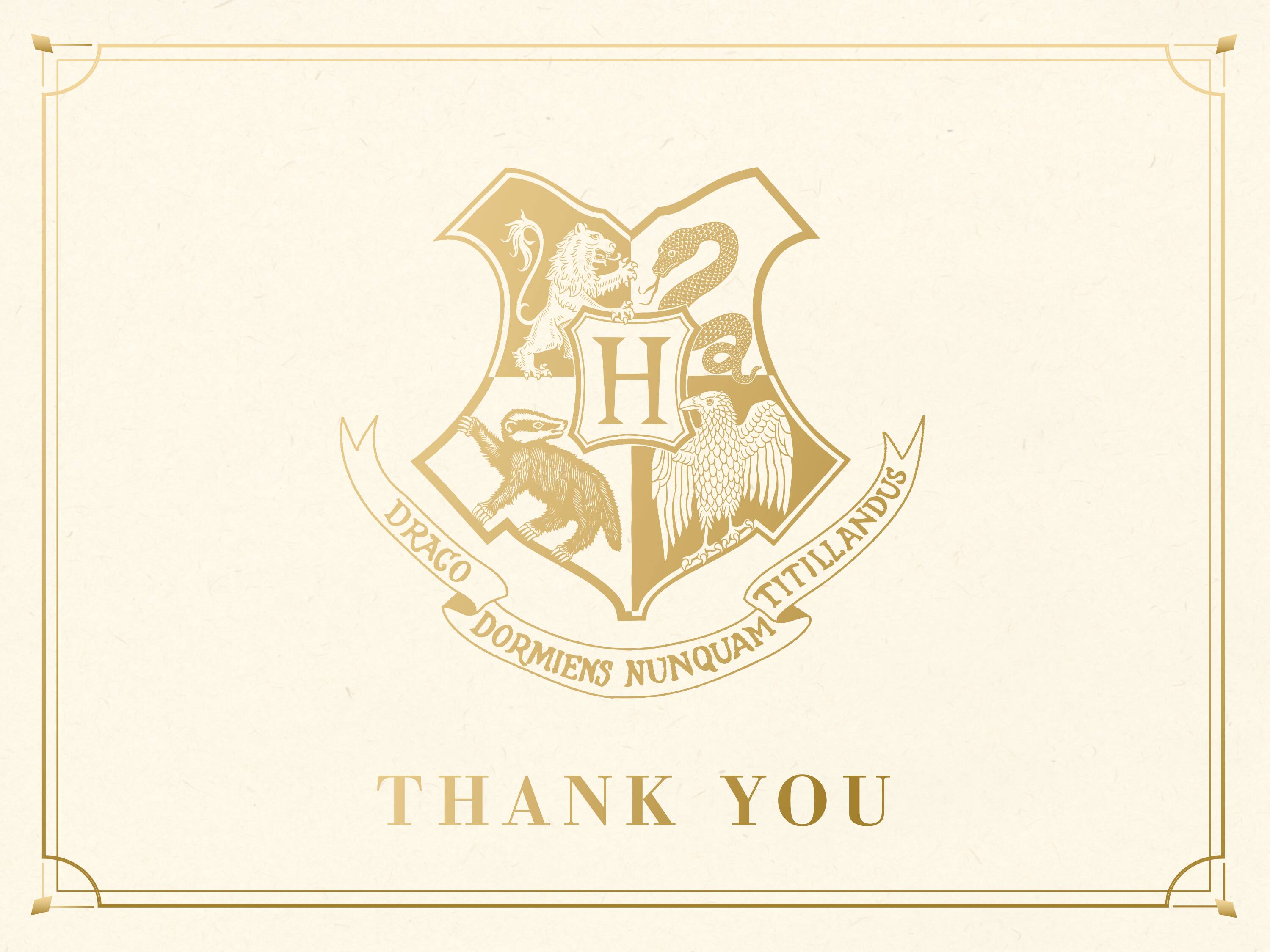 Harry Potter™ Hogwarts™ Thank You Boxed Cards