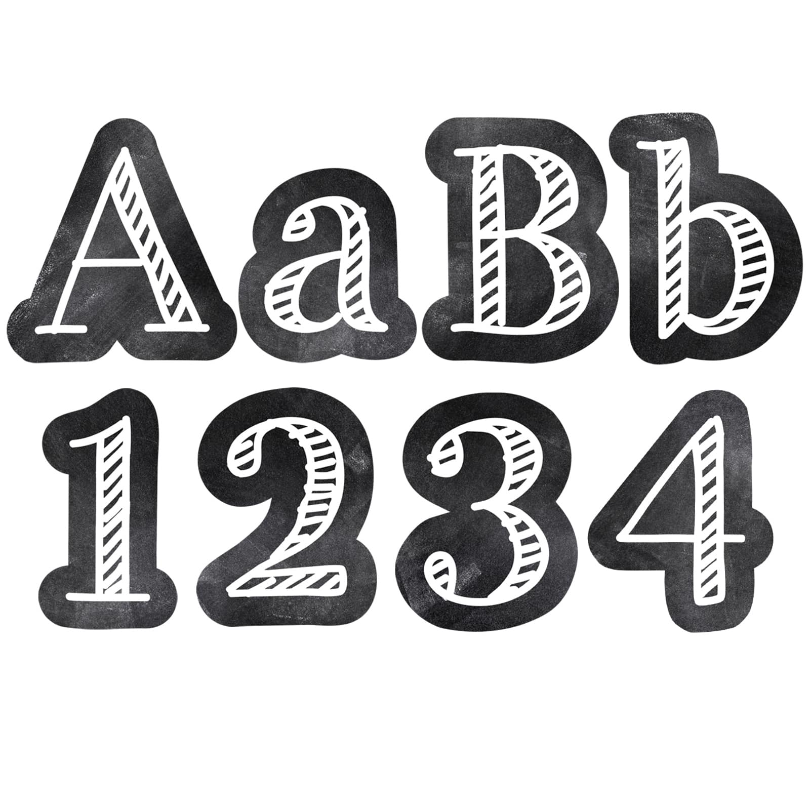 Creative Teaching Press® Chalk It Up! Chalkboard 4" Designer Letters