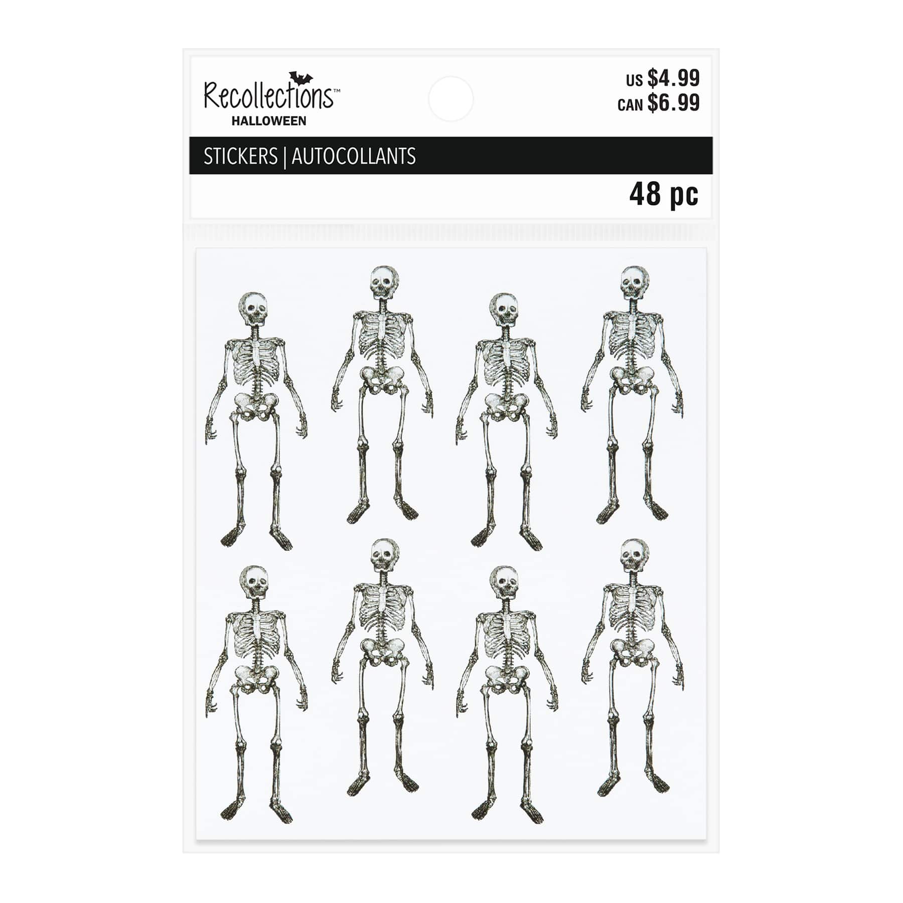 Standing Skeleton Stickers by Recollections™