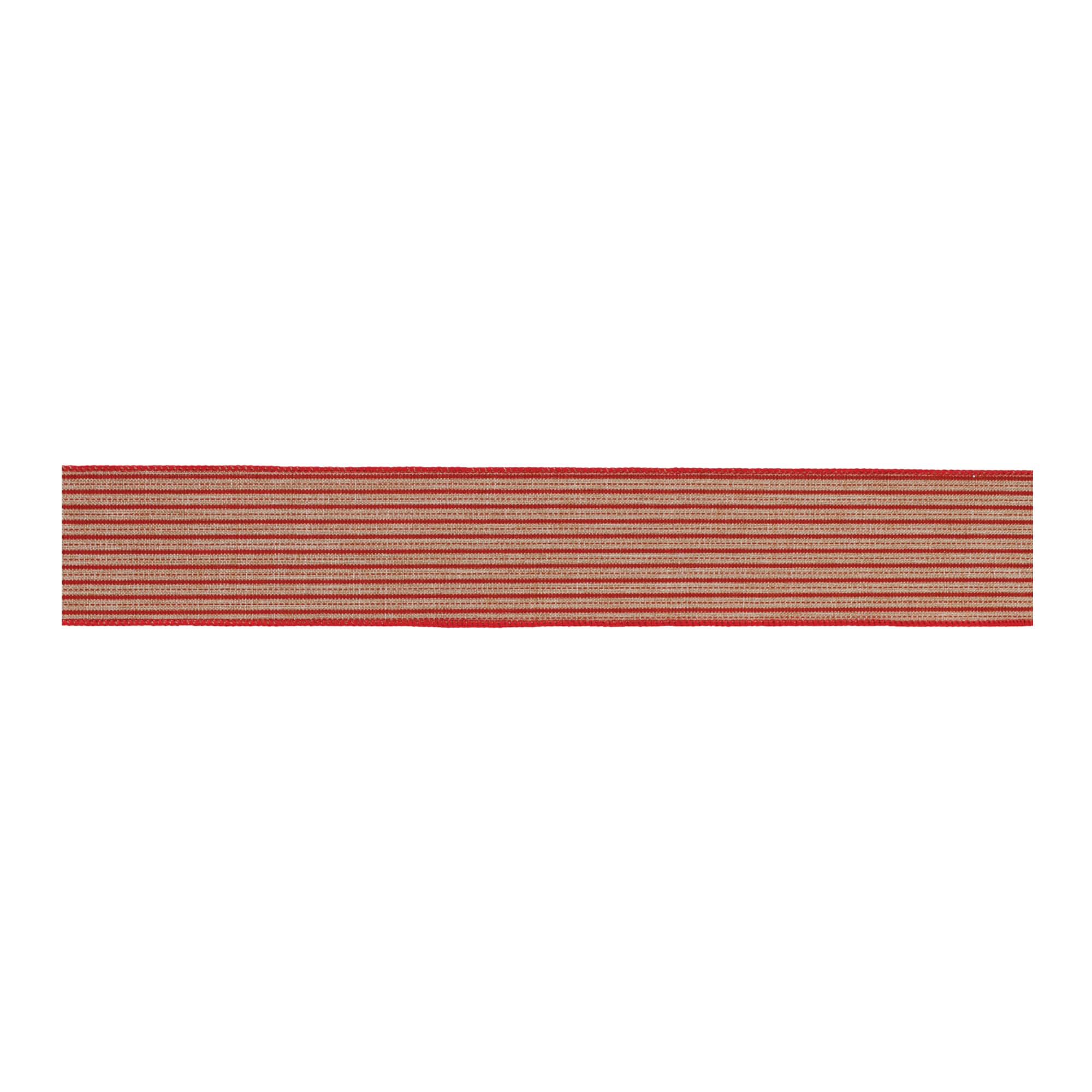 Melrose 2.5" x 10yd. Stripes Wired Holiday Ribbons, 2ct.