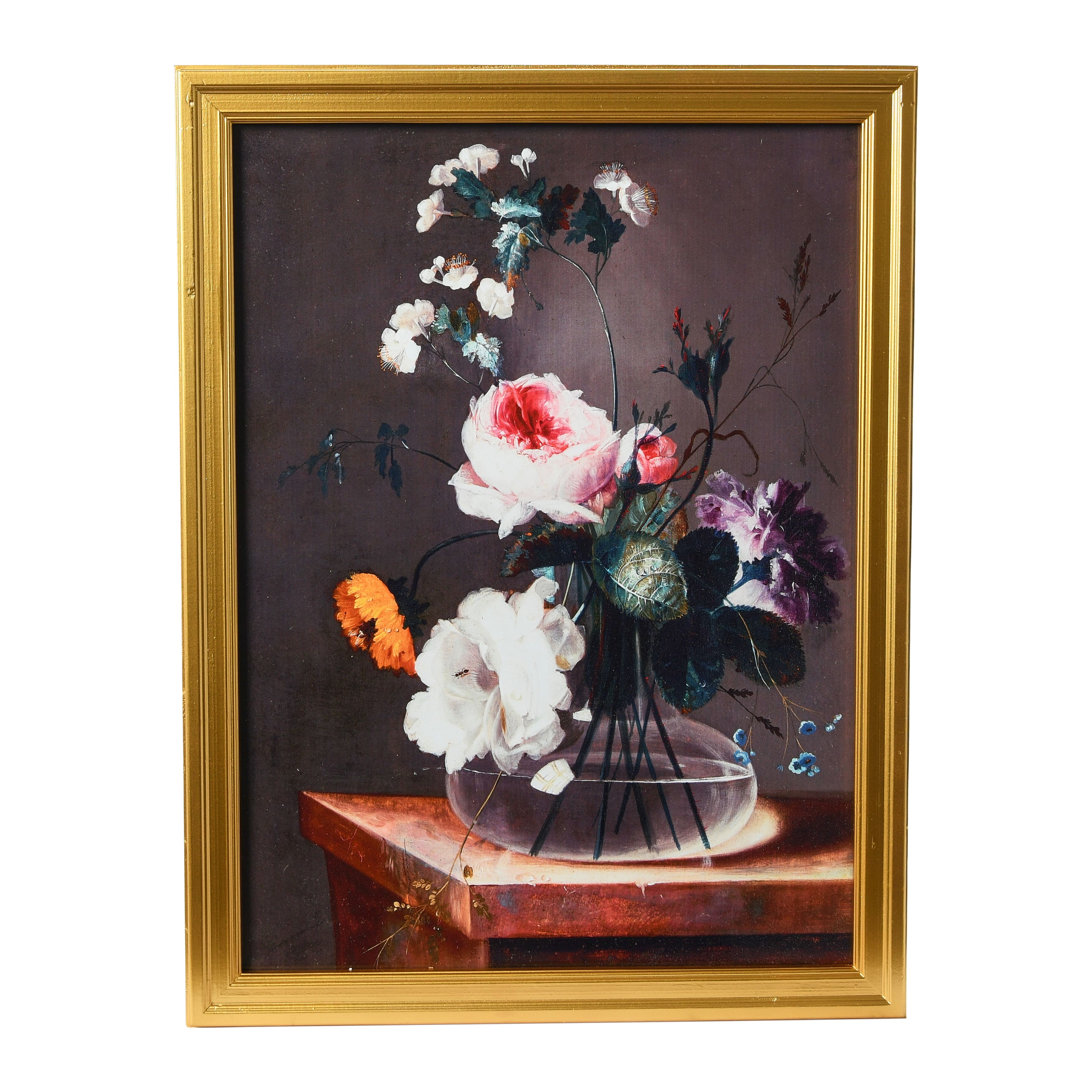 Hello Honey® Framed Vintage Reproduction Floral Still Life