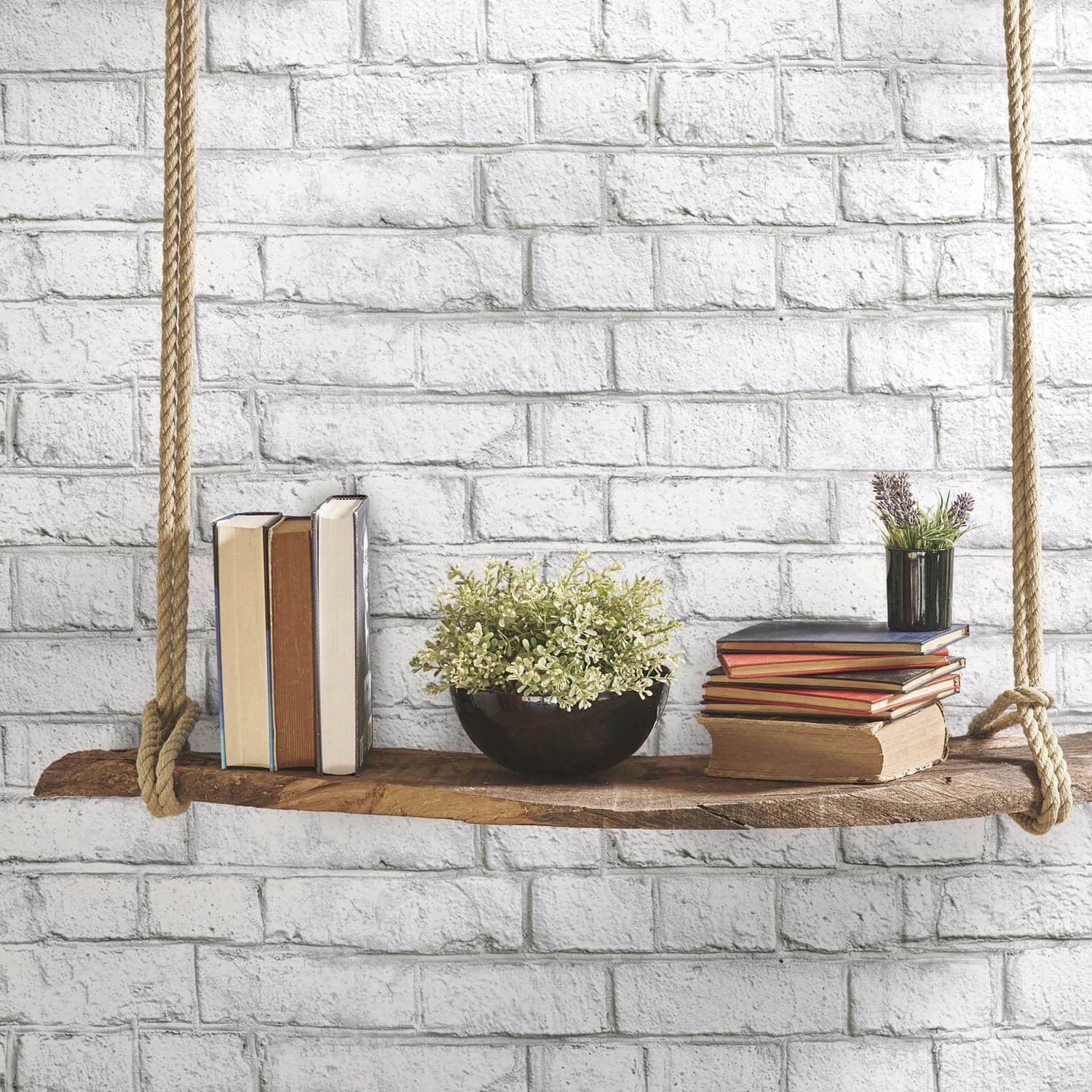 RoomMates White Brick Peel & Stick Wallpaper