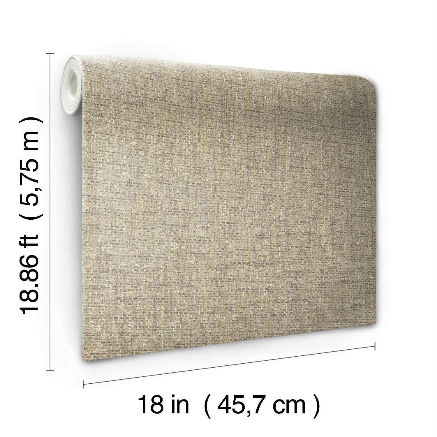 RoomMates Faux Grasscloth Weave Peel & Stick Wallpaper