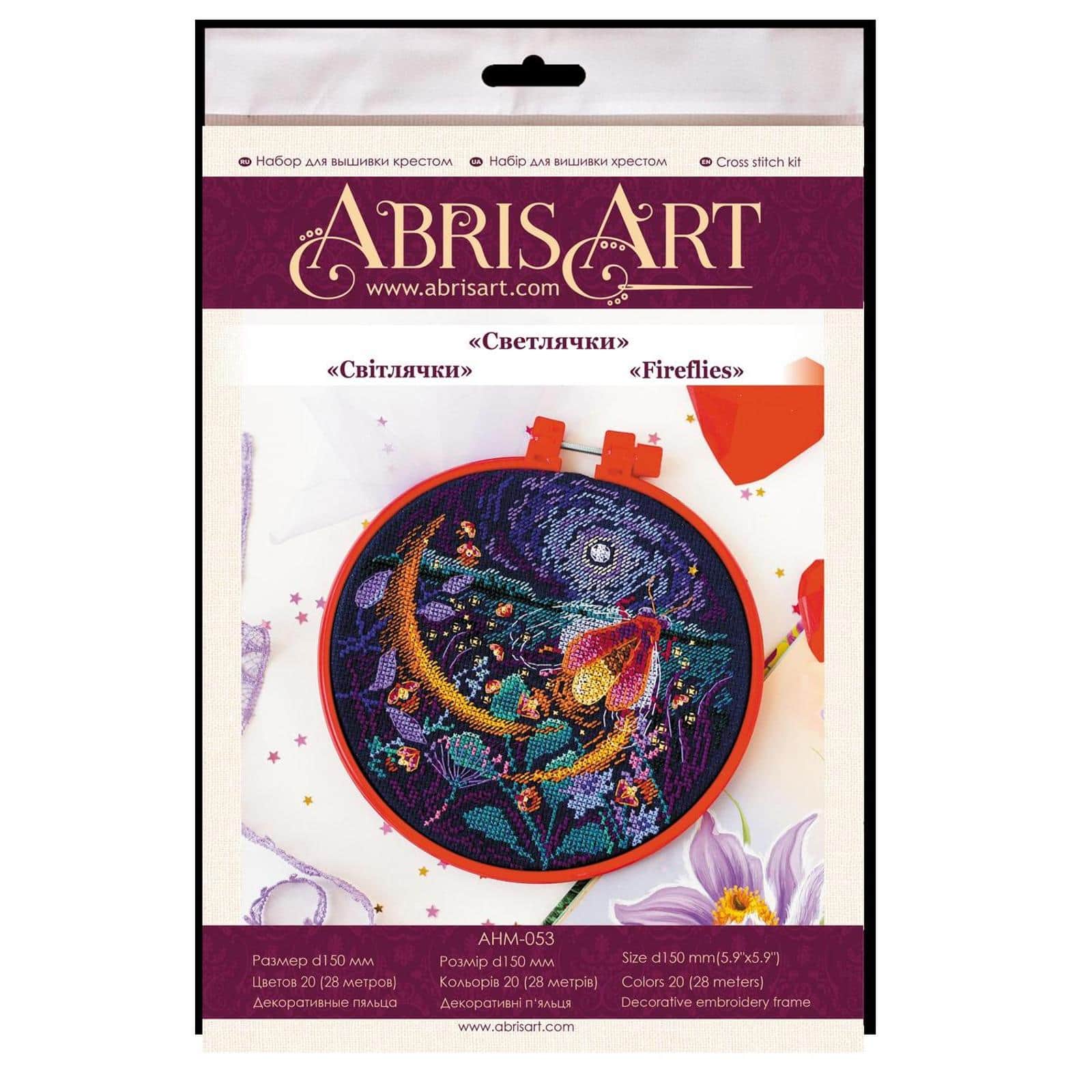 Abris Art Fireflies Counted Cross Stitch Kit