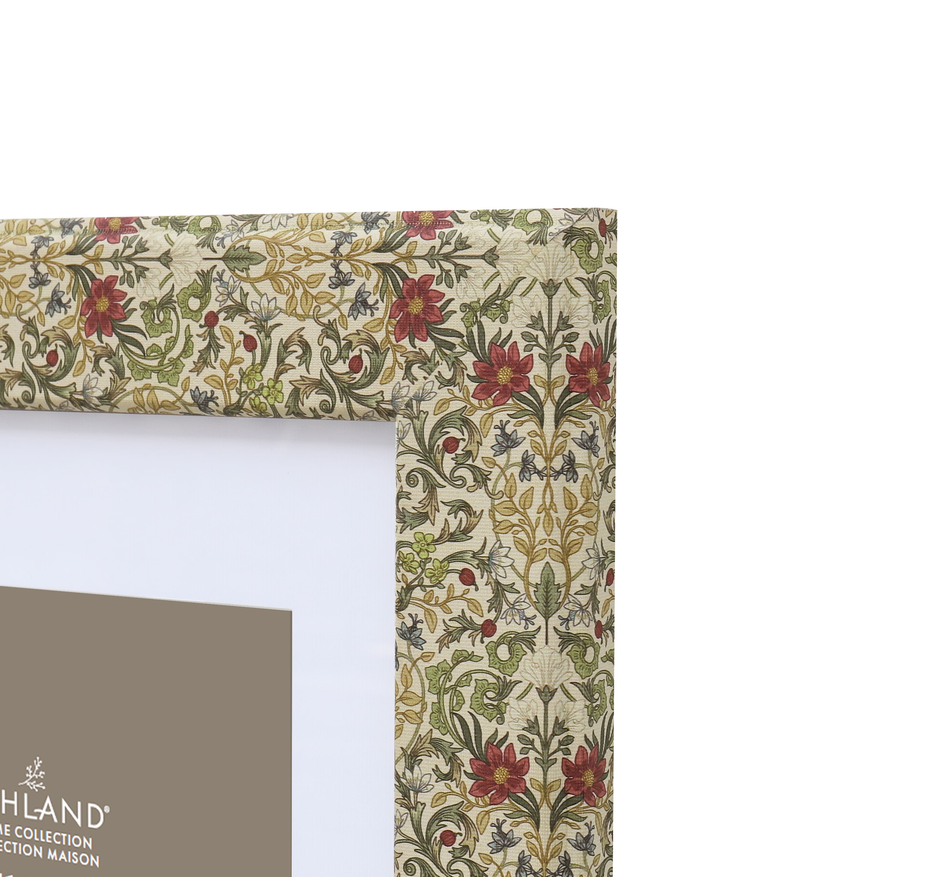 Home Floral Fabric-Wrapped Wall Frame with Mat by Ashland®