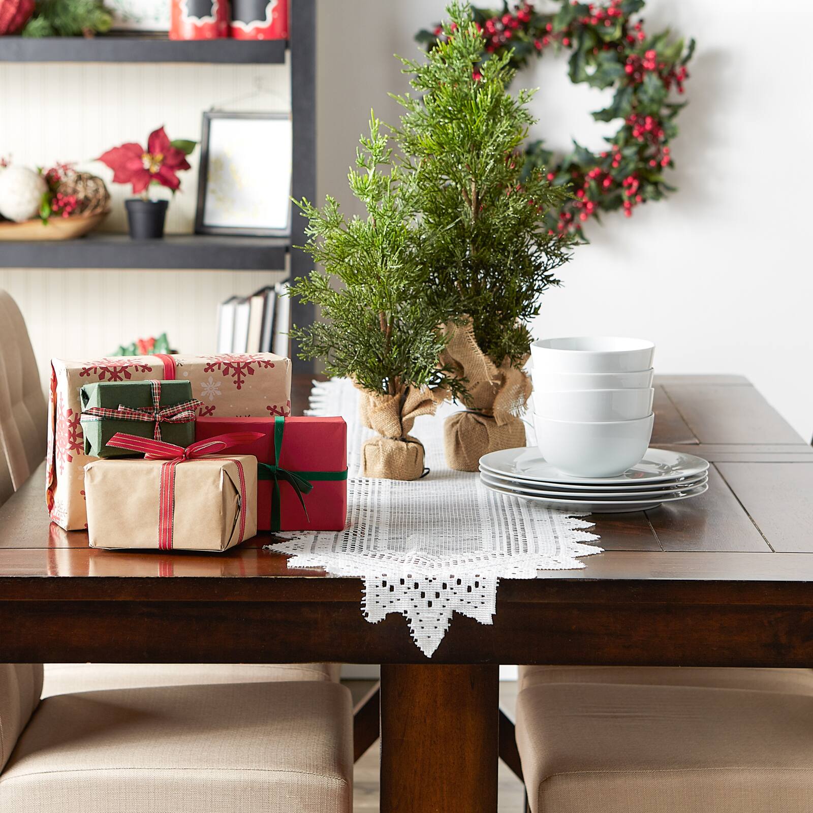 DII® 72" Nordic Lace Table Runner