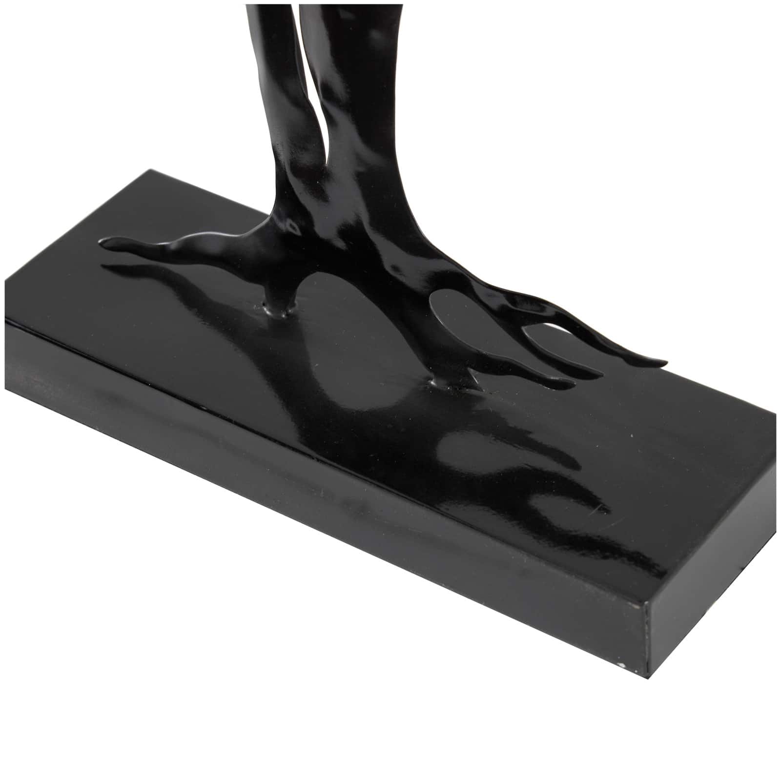 2.5ft. Black, Gray & White Metal Tree Sculpture