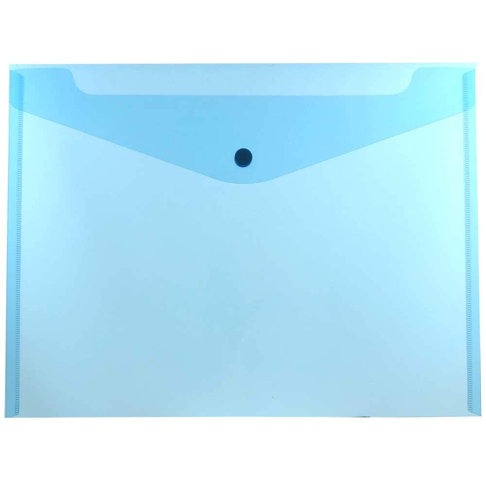 JAM Paper 9.75" x 13" Plastic Snap Closure Envelopes