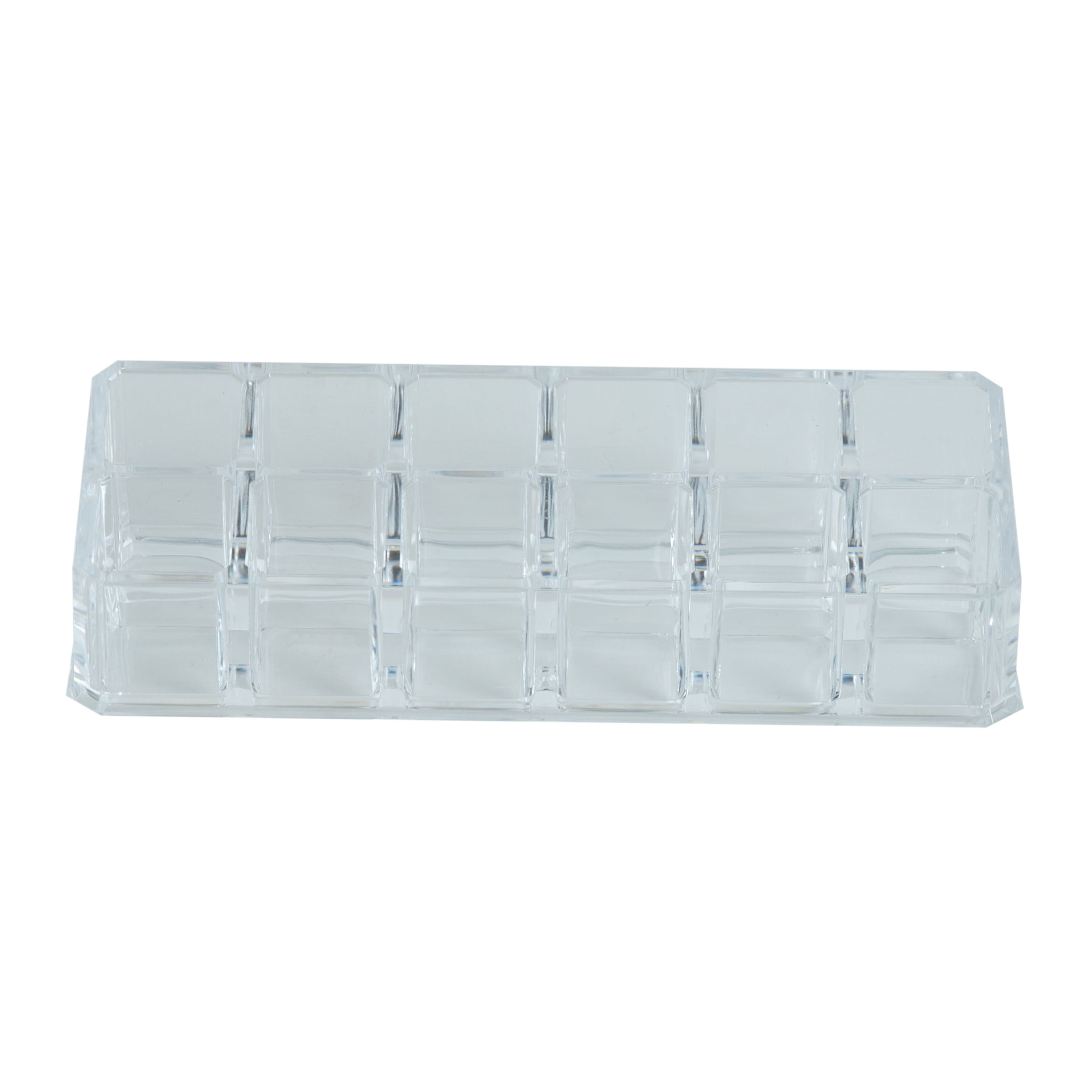 Simplify 7" Cosmetic & Lipstick 12 Compartment Holder