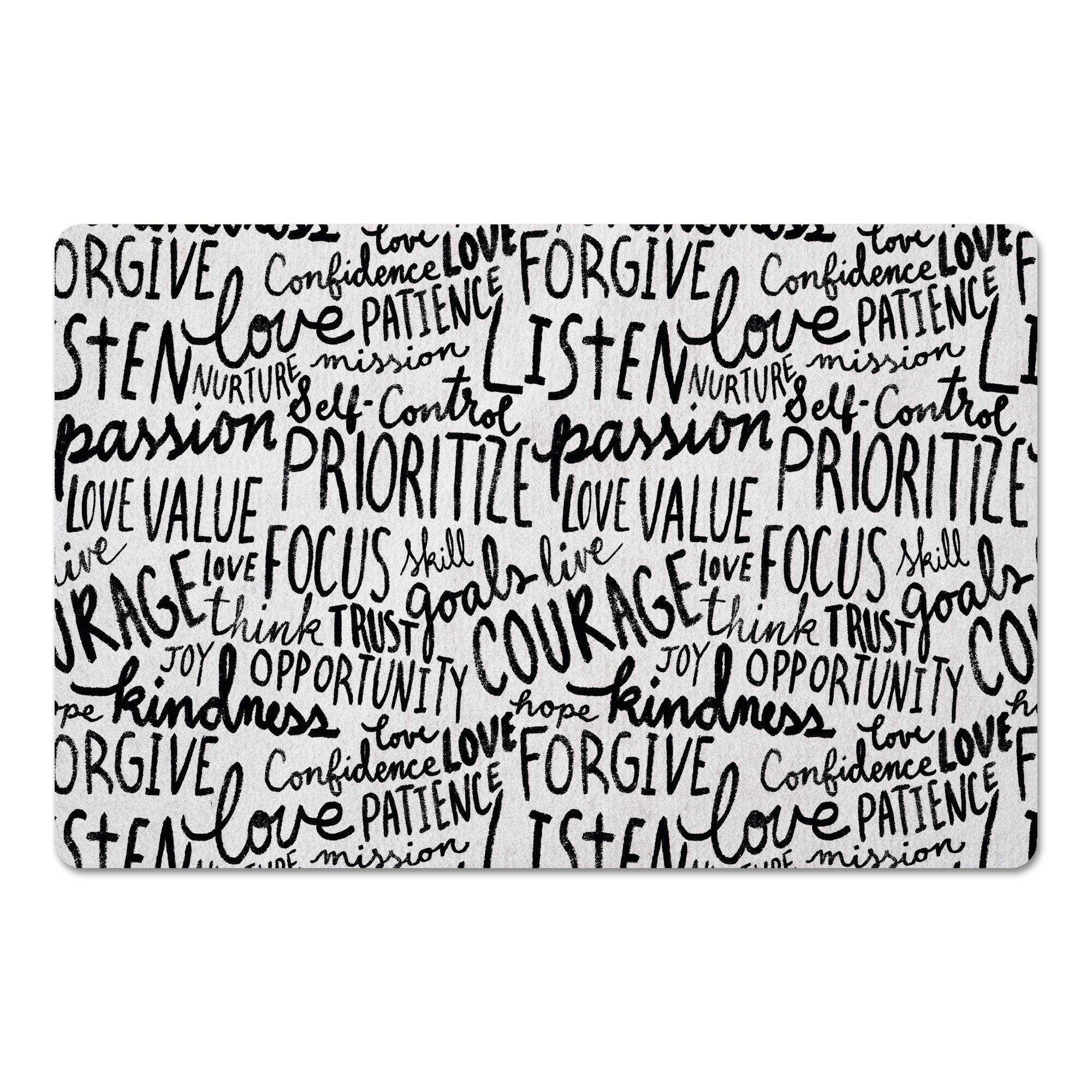 Wisdom Words 27" x 18" Floor Mat