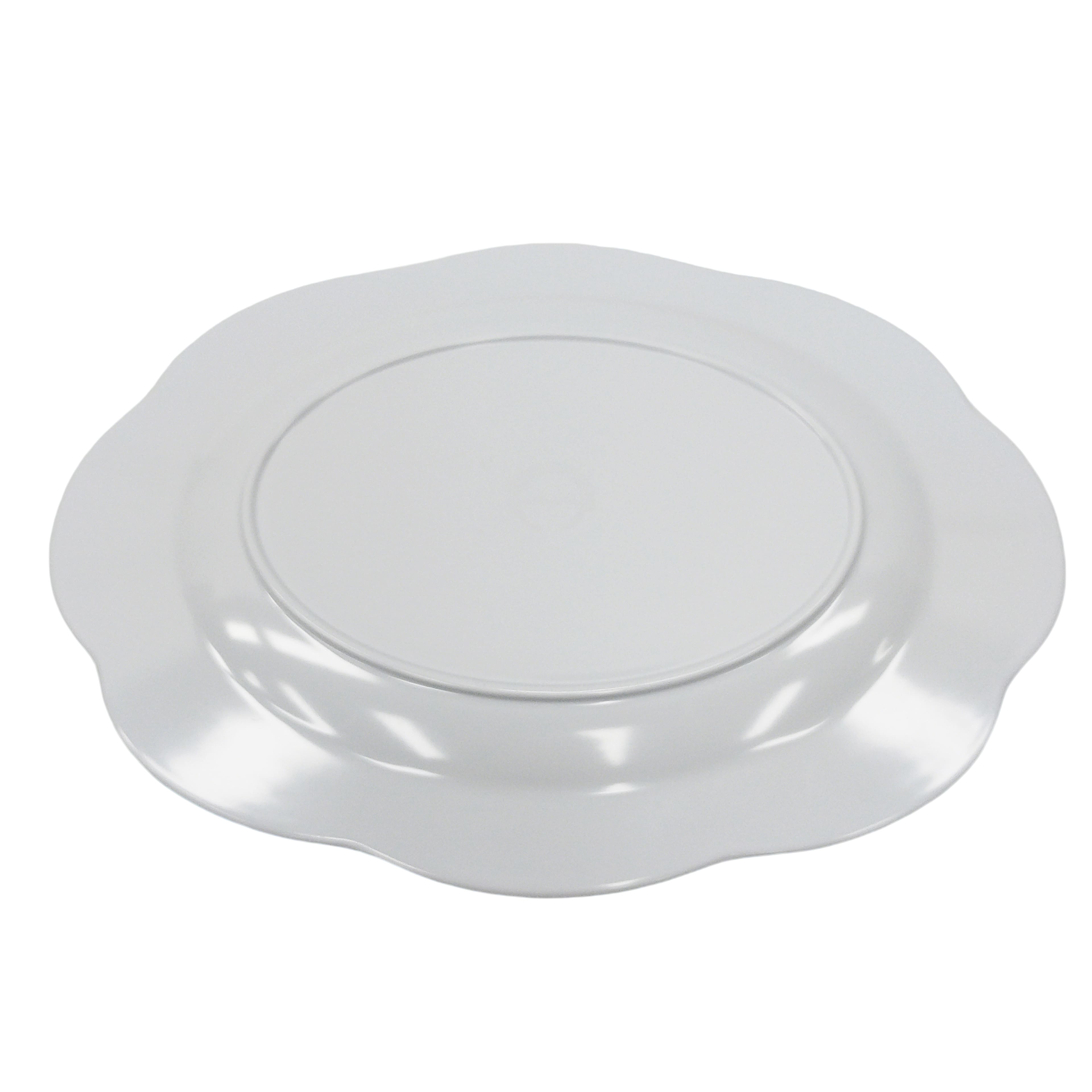 14" Green & White Melamine Tray by Celebrate It™