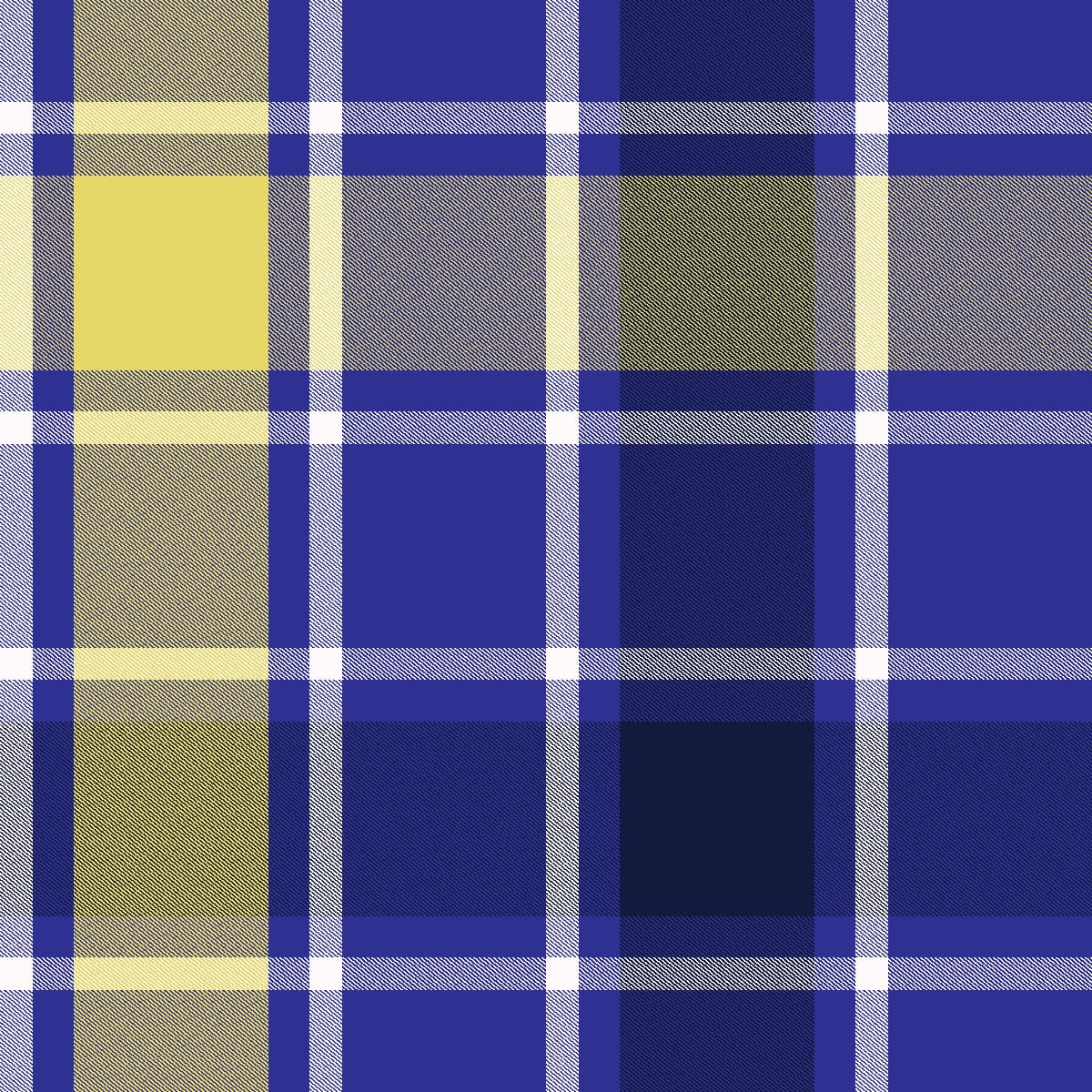 Springs Creative Bruno Plaid Navy Fleece Fabric