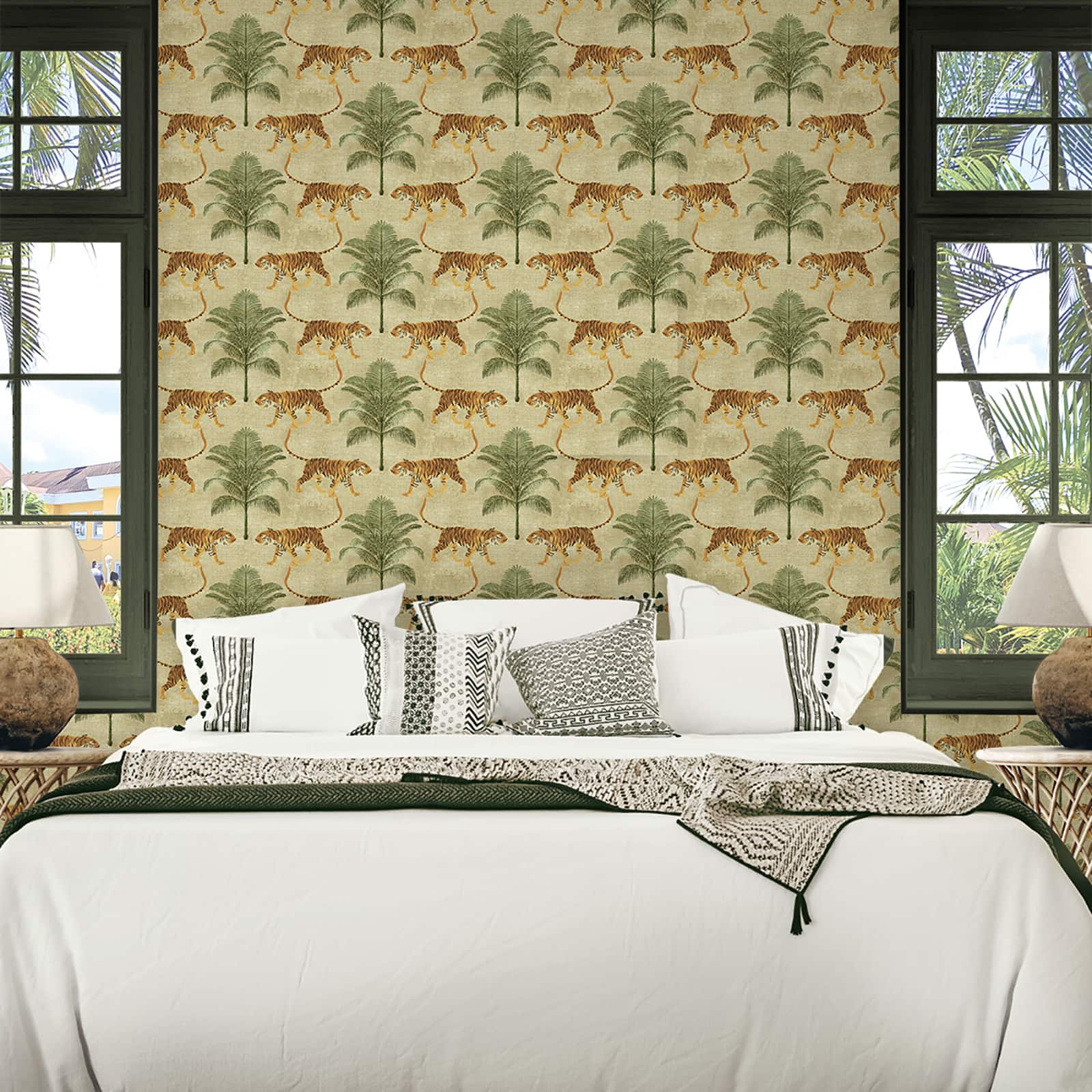 Tommy Bahama® Tiger and Tree Peel & Stick Wallpaper