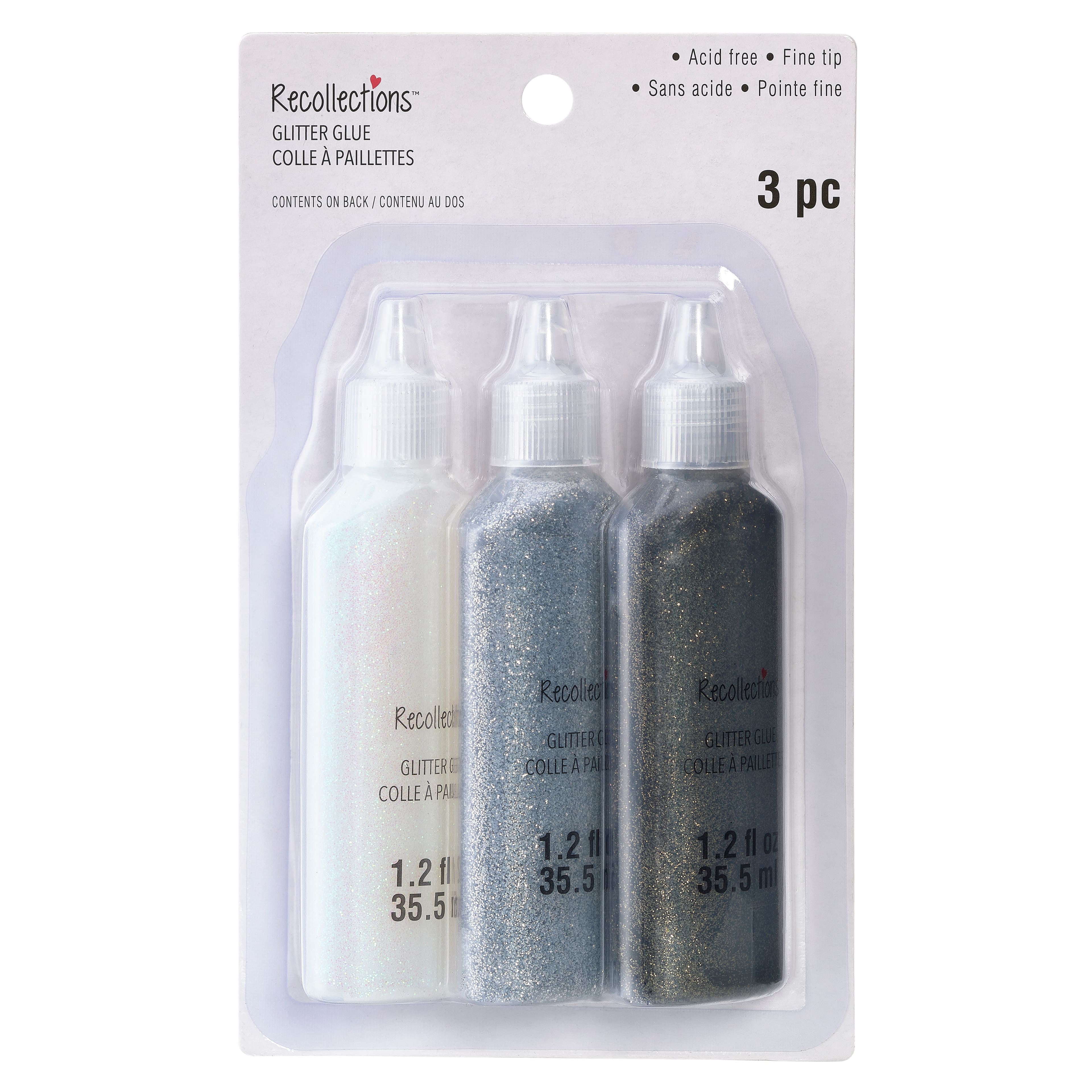 12 Packs: 3 ct. (36 total) Mixed Glitter Glue by Recollections™