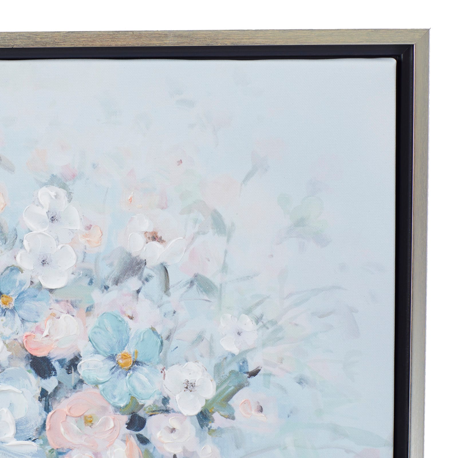 Blue Polystone French Country Framed Wall Art, 24" x 24"