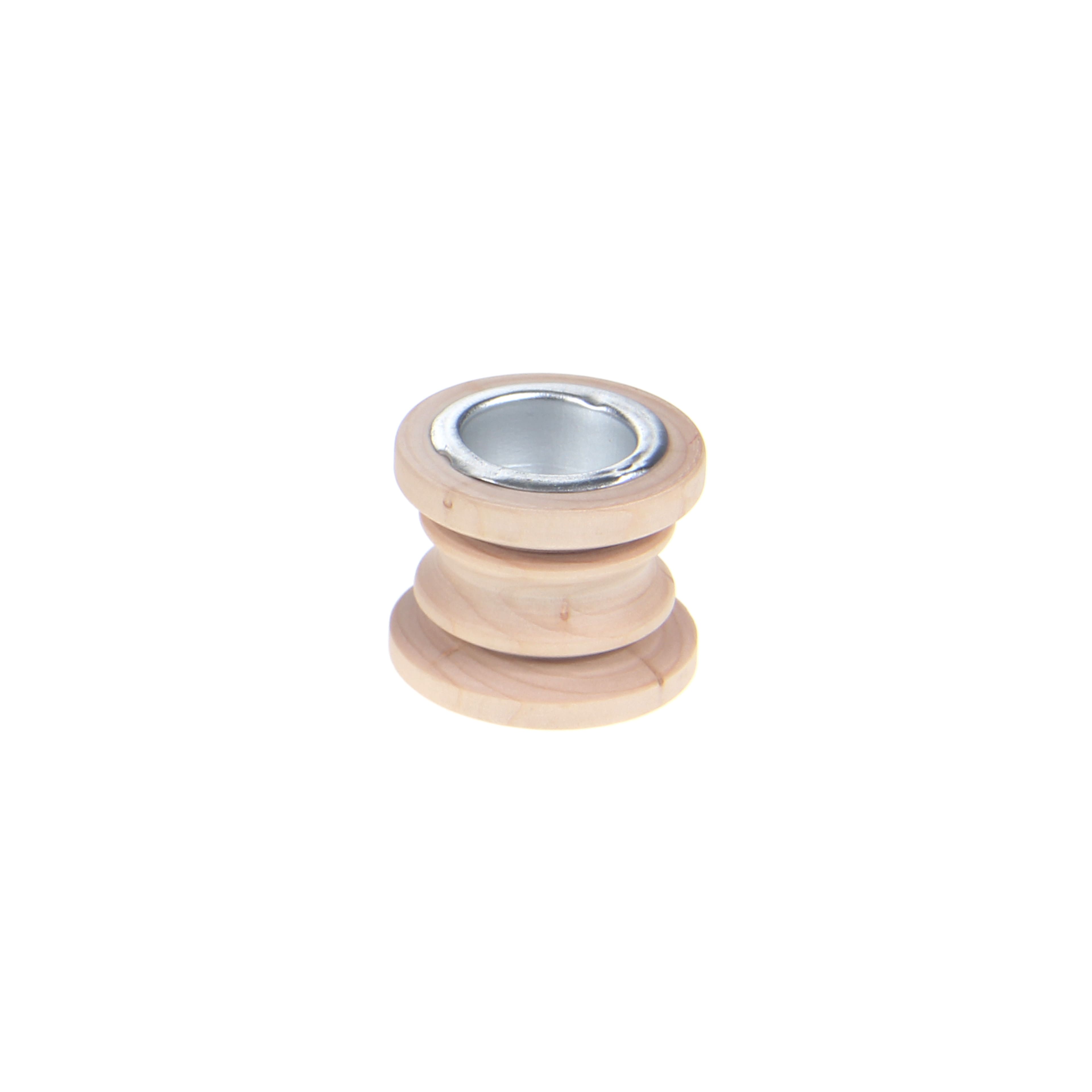12 Pack: Wood Candle Holders Set by Make Market®