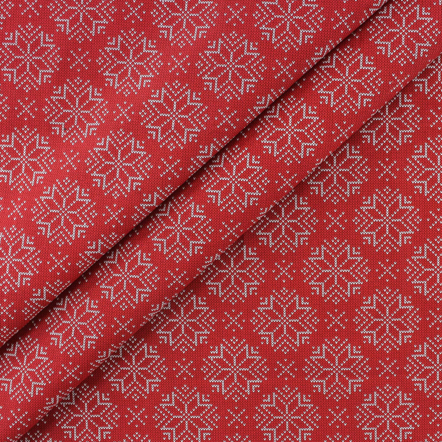 Richloom Nitsnow Red Cotton Quilting Fabric
