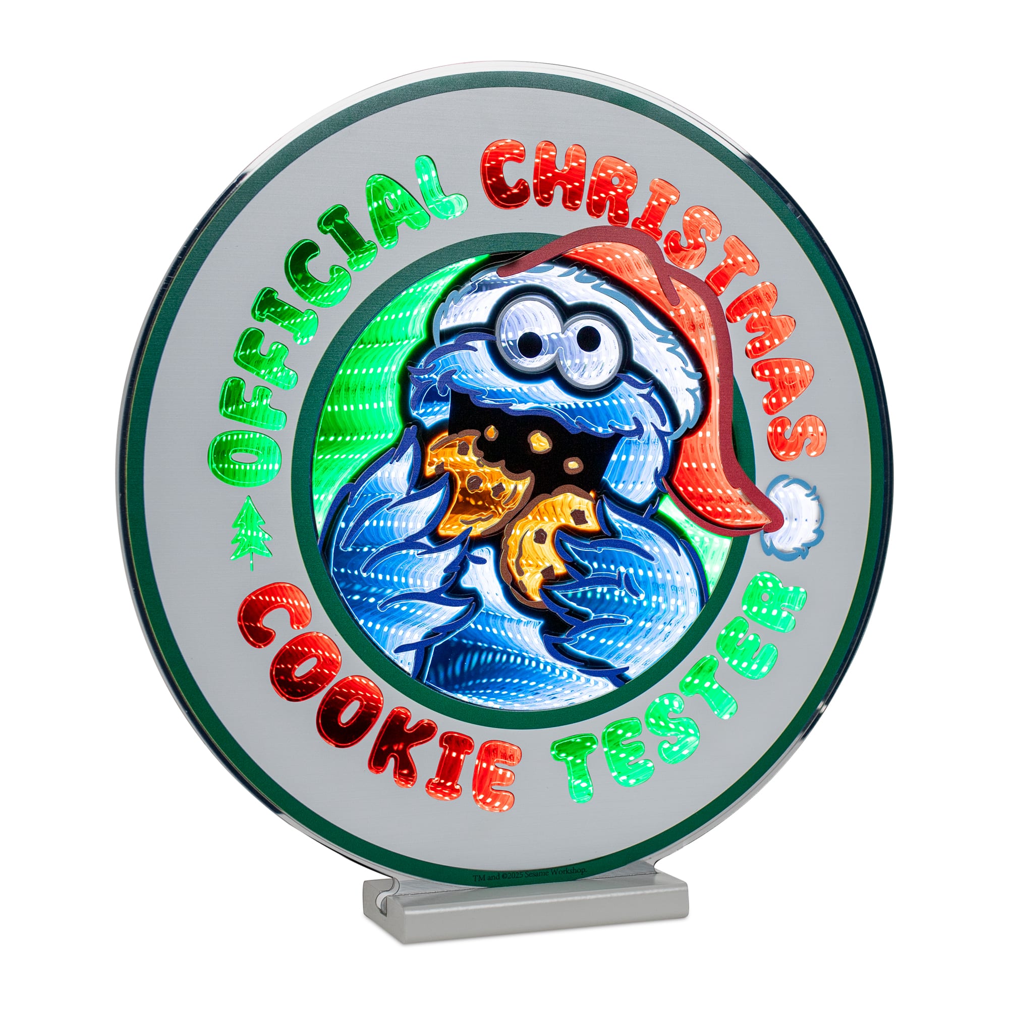 16" Sesame Street Holiday Cookie Sign EkkoLight