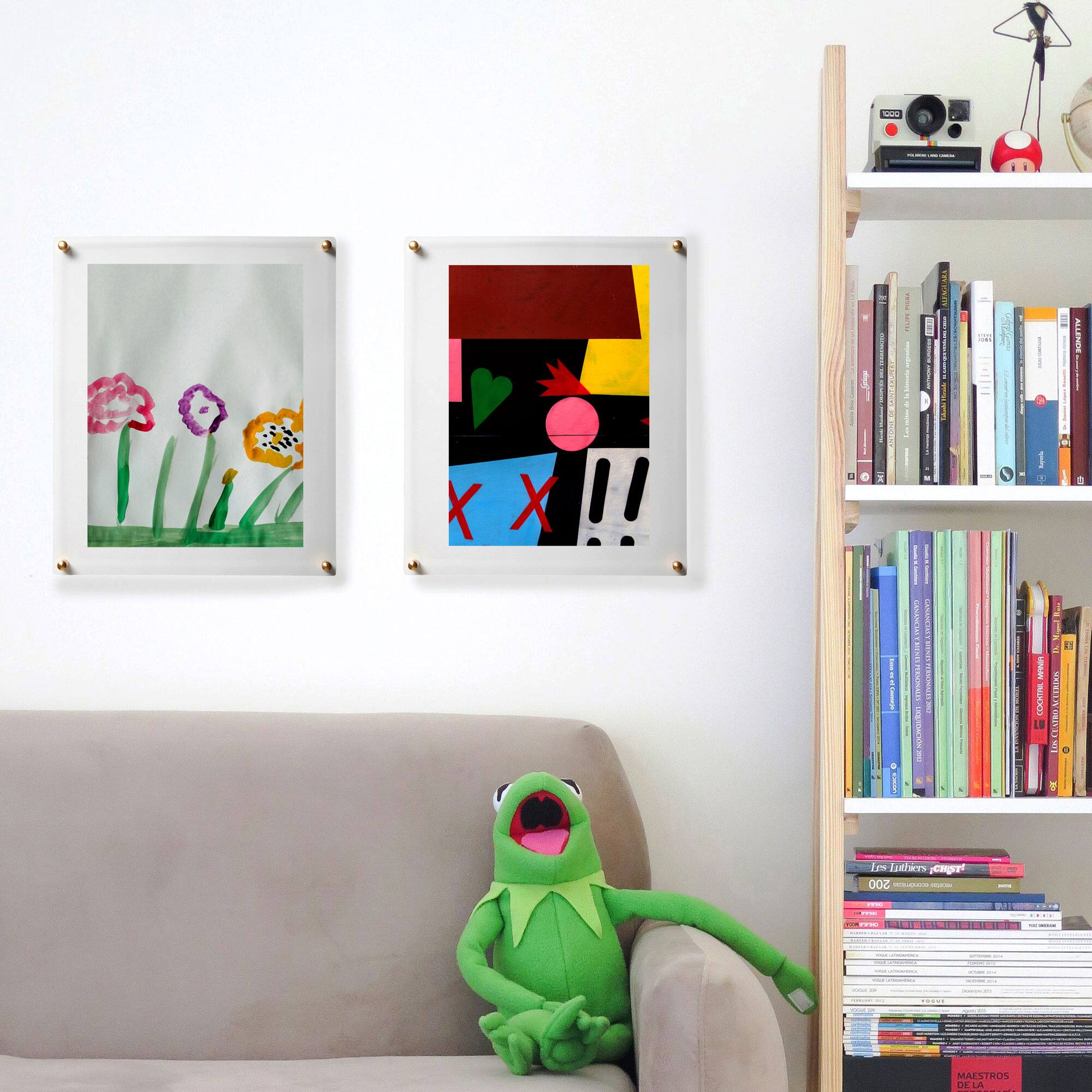 Cool Modern Frames 5 Pack Double Panel Acrylic Float Frames