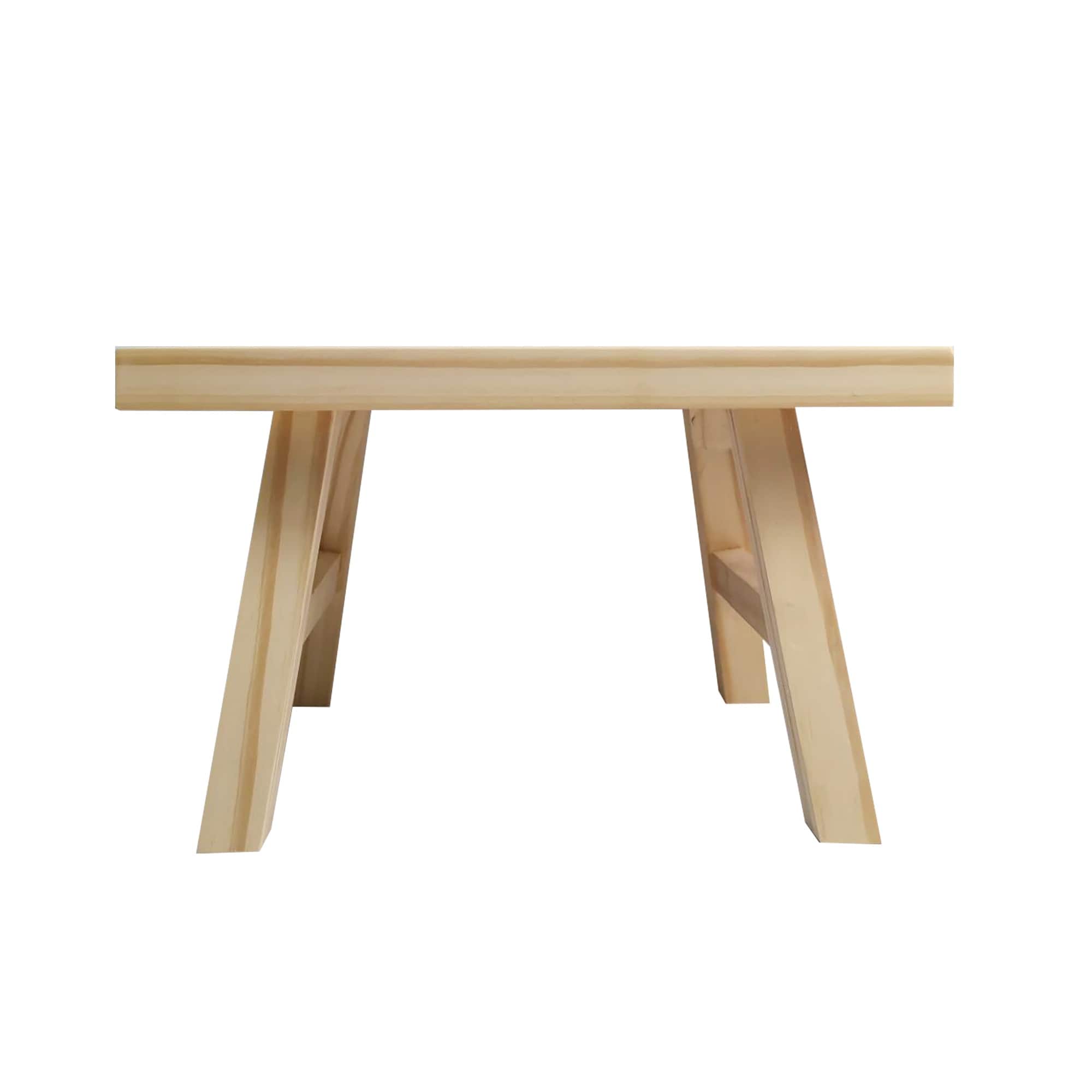 6 Pack: 13" Unfinished Wooden Step Stool by Make Market®