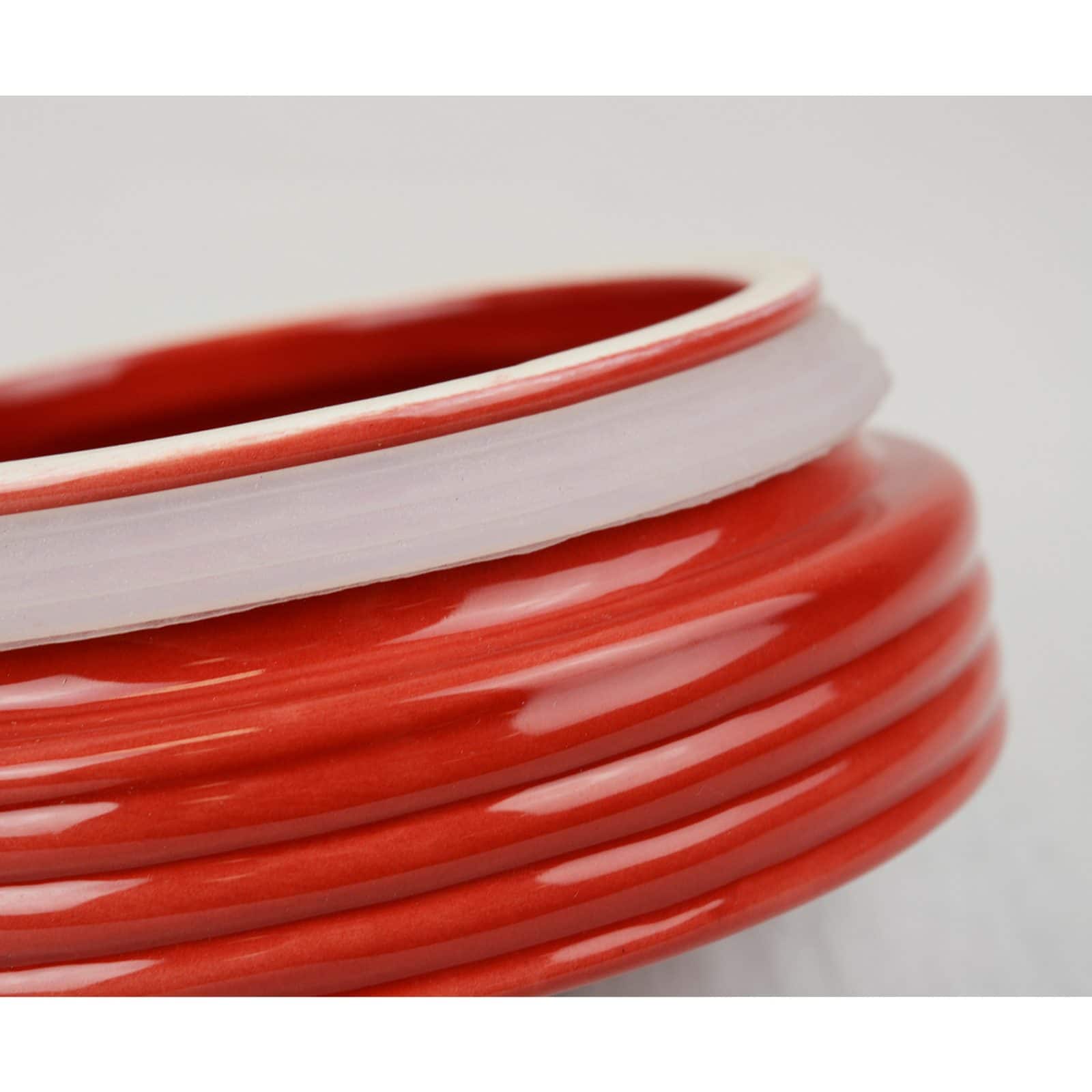 DII® 9" Red & White Ceramic Cookie Jar